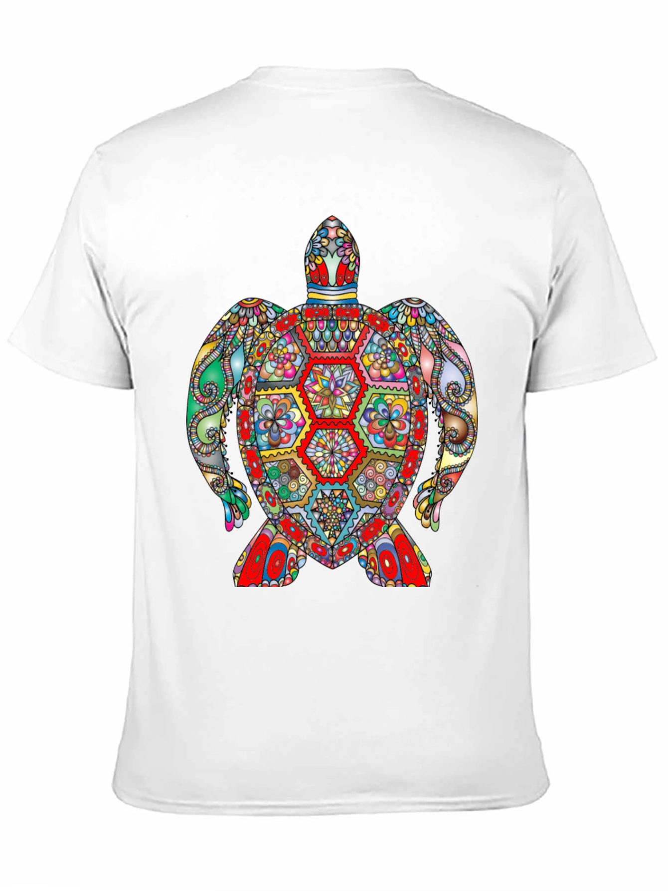 Colorful Turtle Graphic T-Shirt