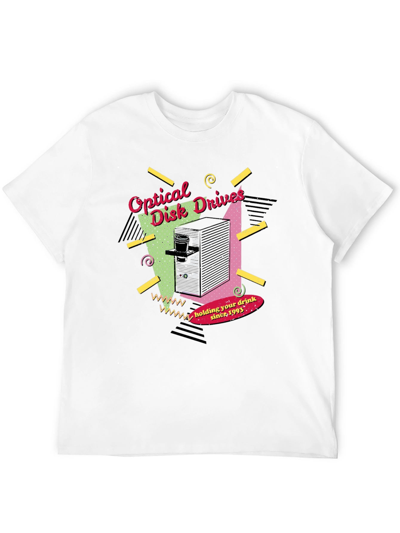 Optical Disk Drives Drink Holder T-Shirt