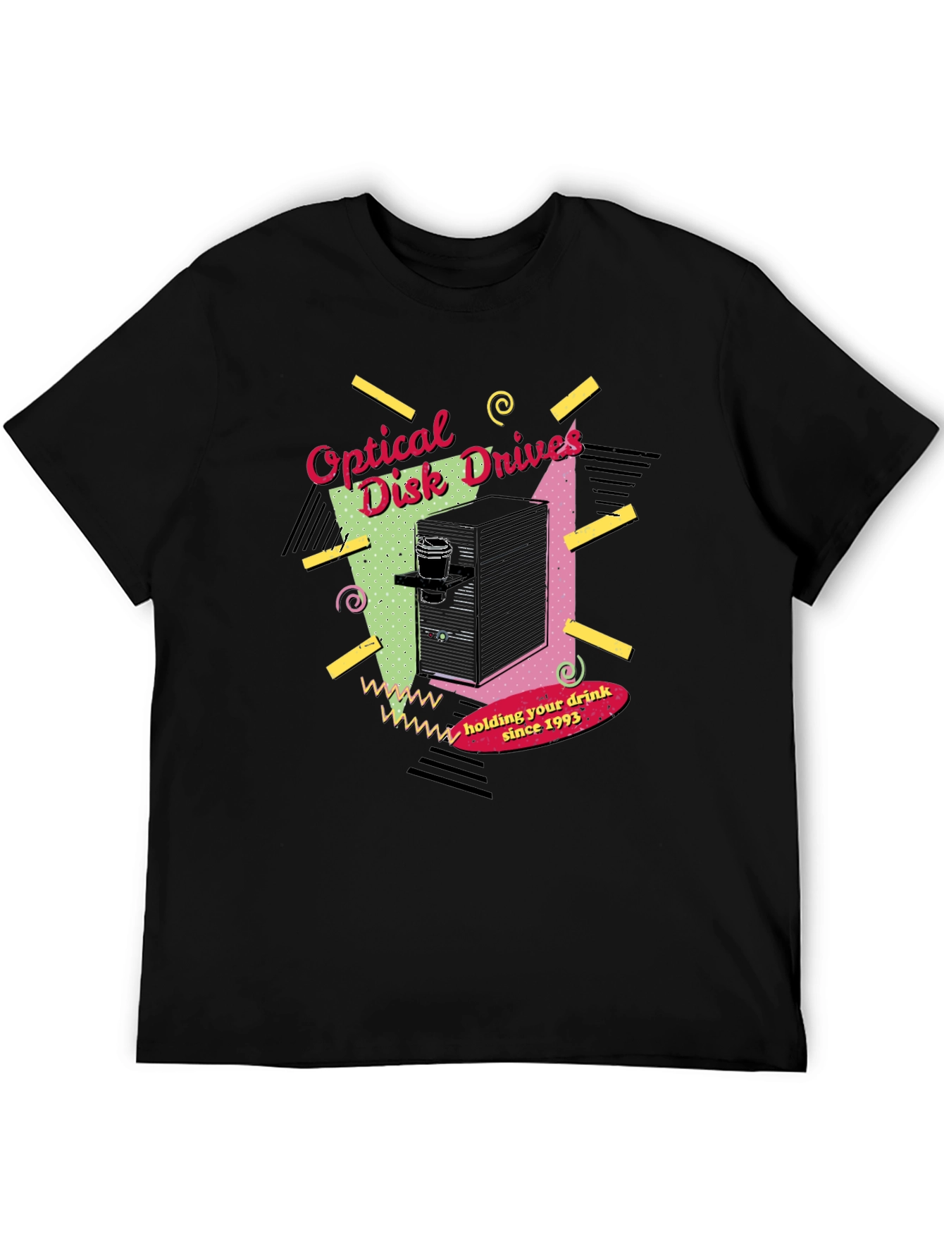 Optical Disk Drives Drink Holder T-Shirt