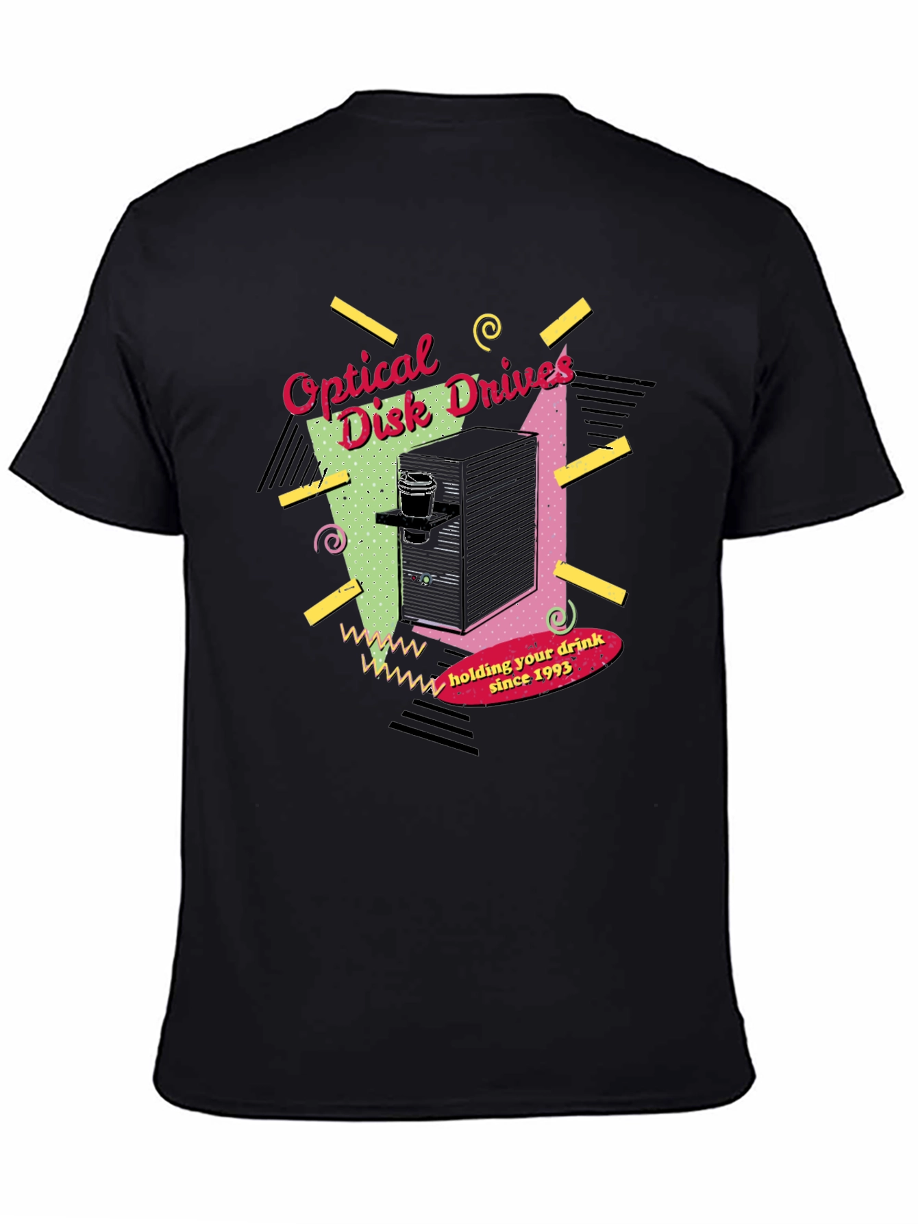 Optical Disk Drives Drink Holder T-Shirt