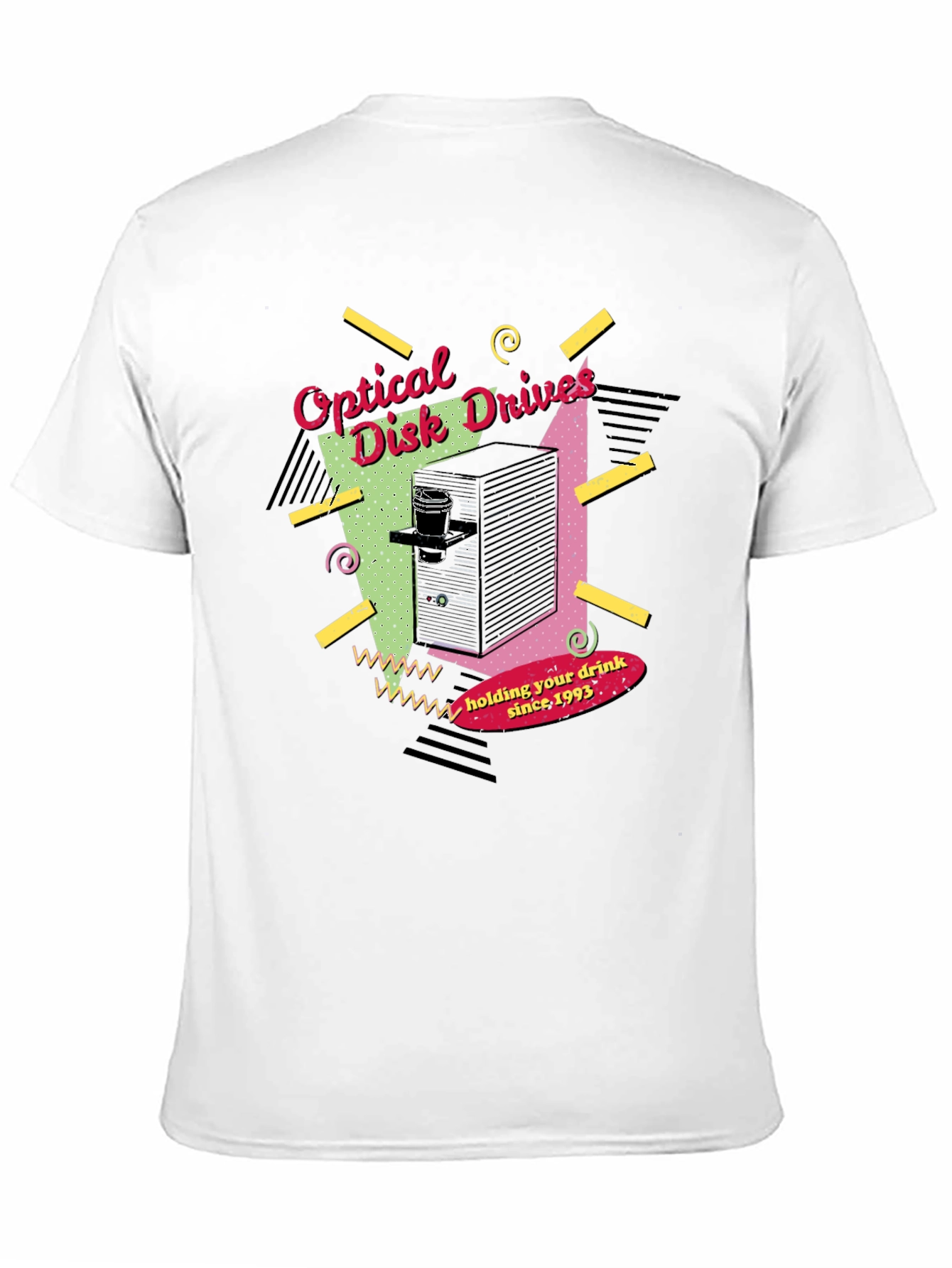 Optical Disk Drives Drink Holder T-Shirt
