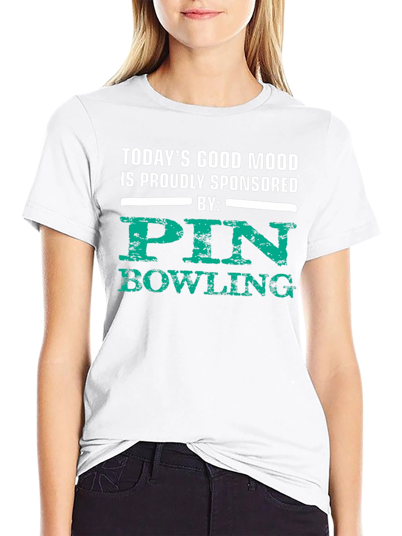 Pin Bowling Sponsored T-Shirt - Good Mood Tee