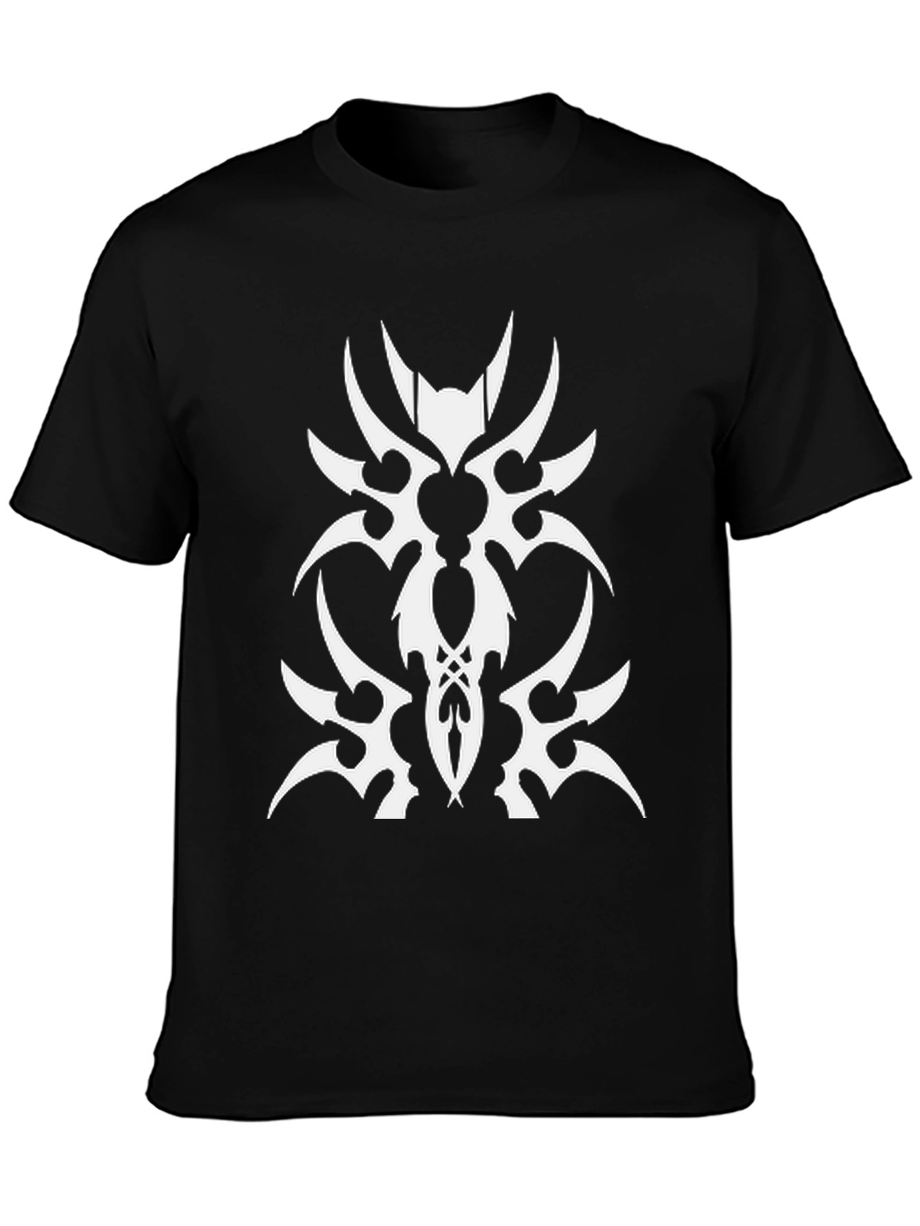 Tribal Art Black T-Shirt - Unique Graphic Tee