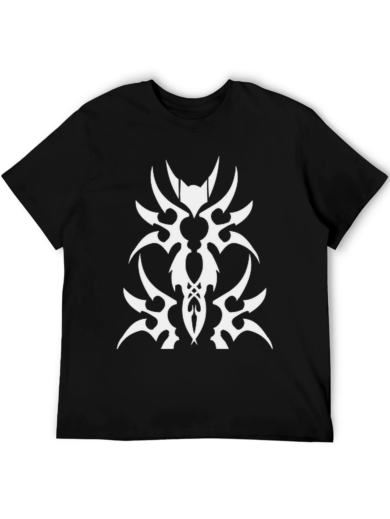 Tribal Art Black T-Shirt - Unique Graphic Tee