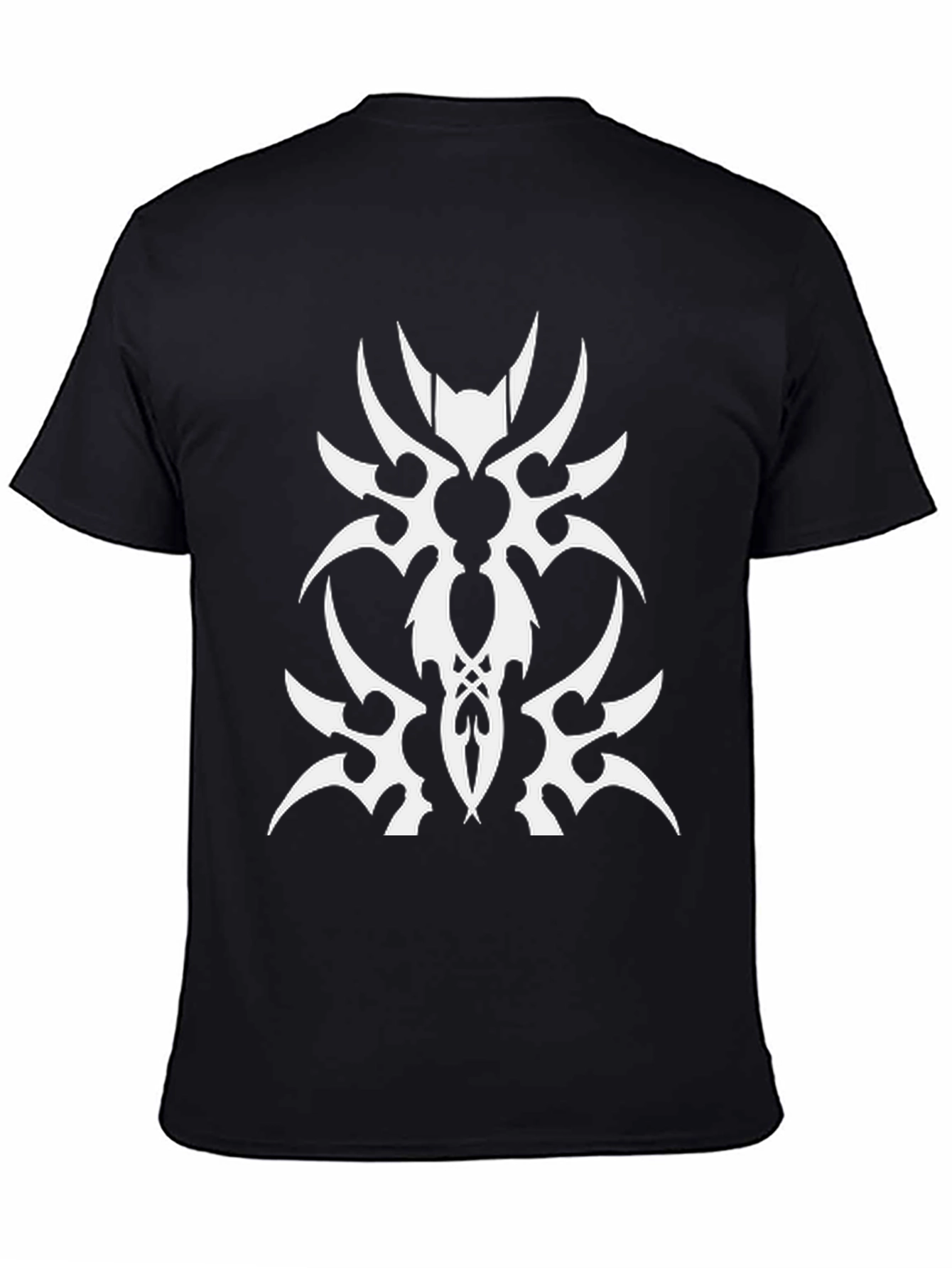 Tribal Art Black T-Shirt - Unique Graphic Tee