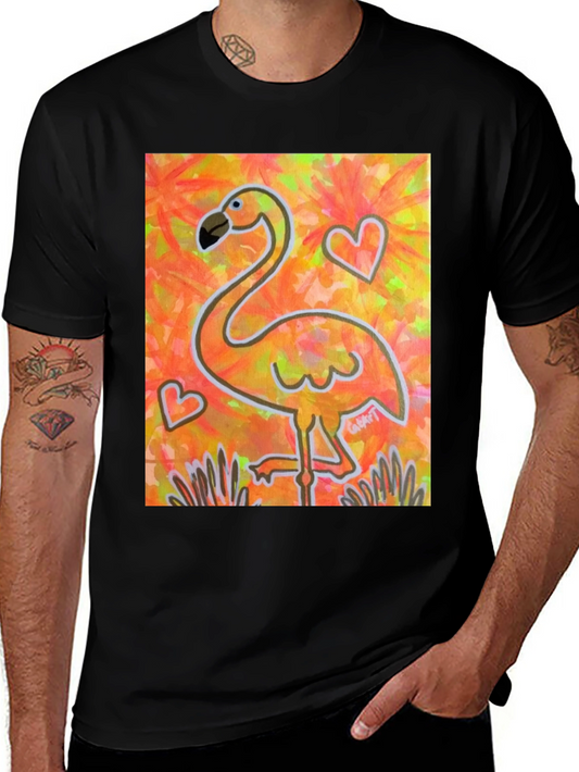 Fun Flamingo Graphic Tee - Stylish & Unique Design