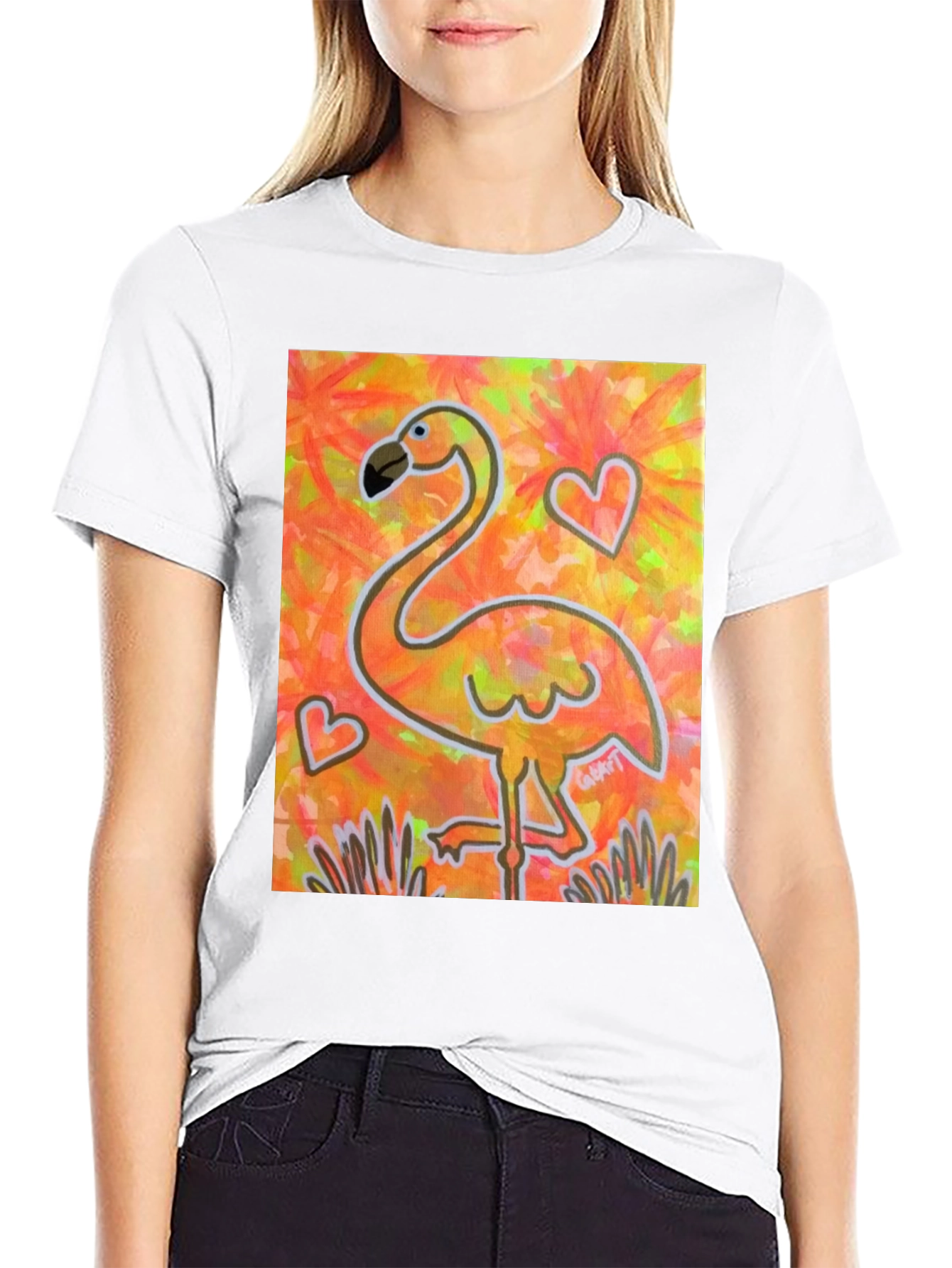 Fun Flamingo Graphic Tee - Stylish & Unique Design