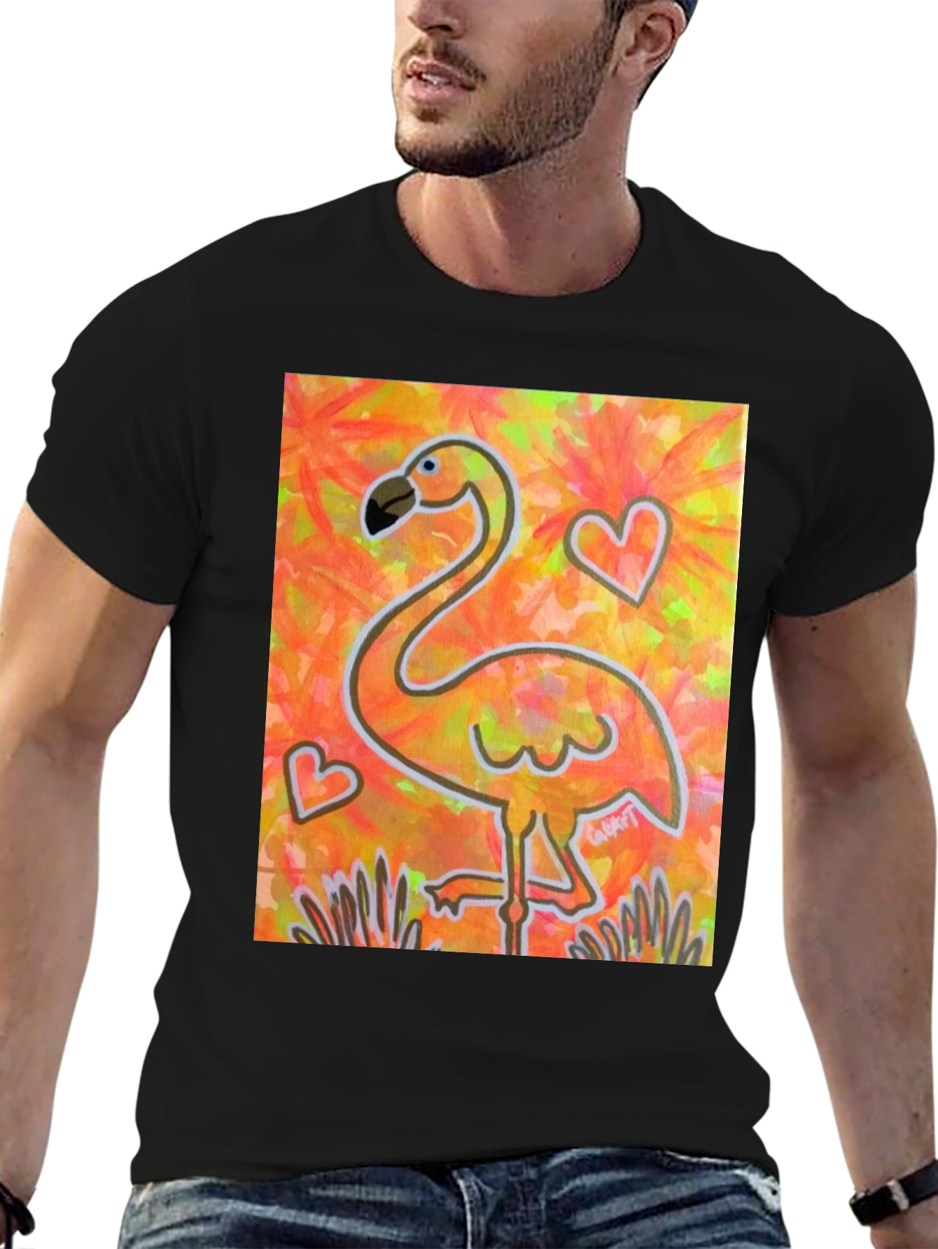 Fun Flamingo Graphic Tee - Stylish & Unique Design