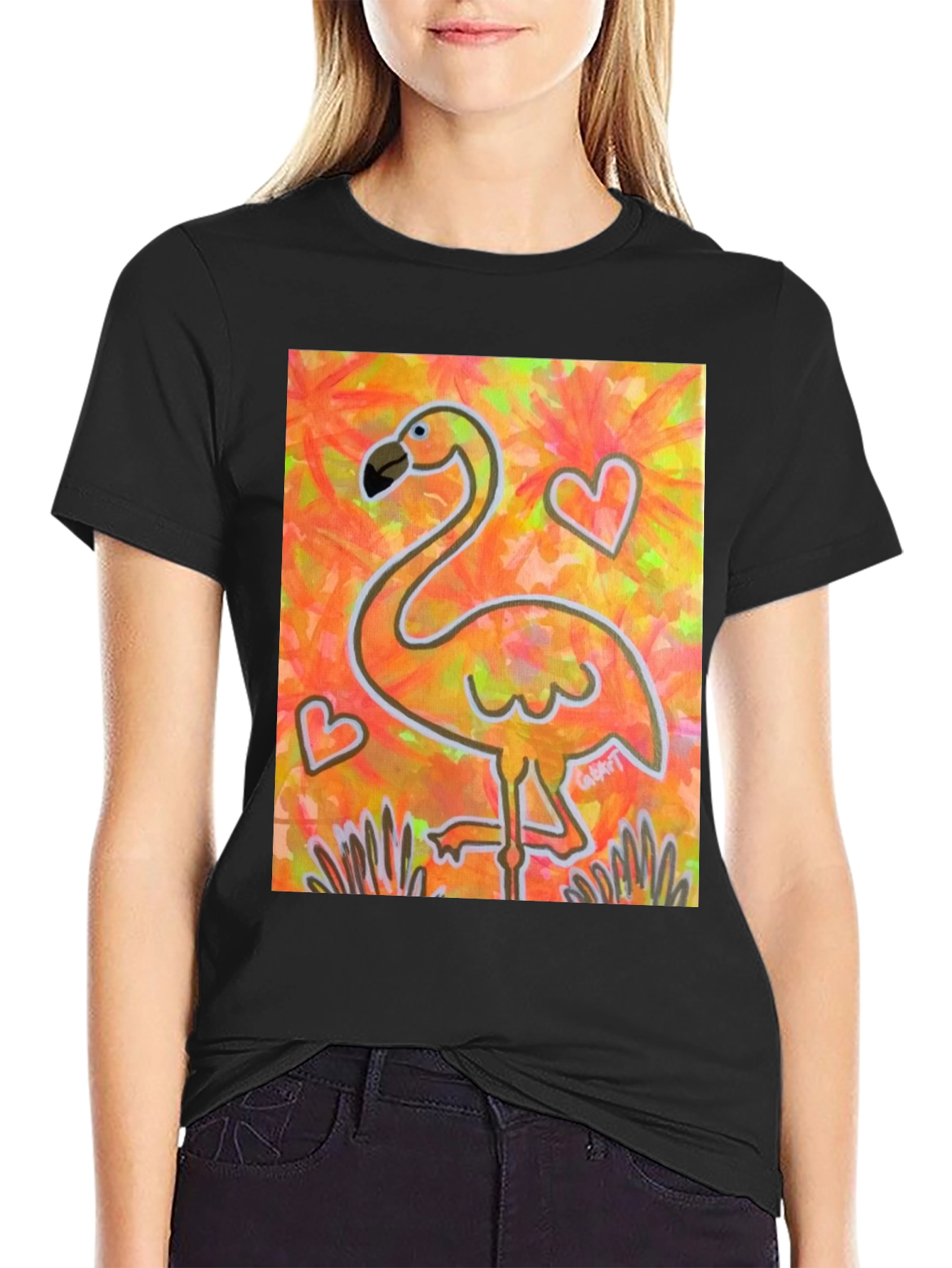 Fun Flamingo Graphic Tee - Stylish & Unique Design