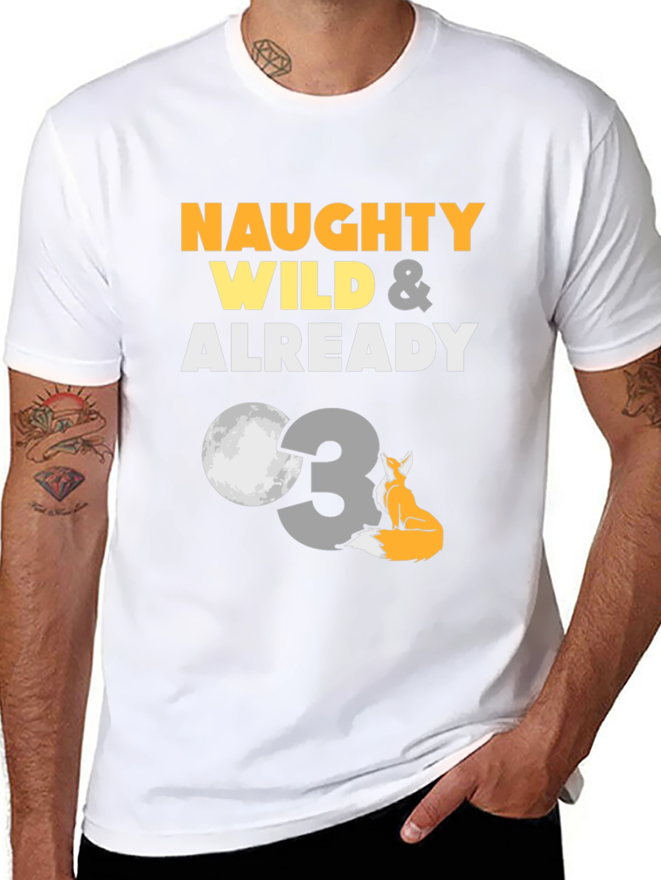 Naughty Wild & Already 3rd Birthday T-Shirt