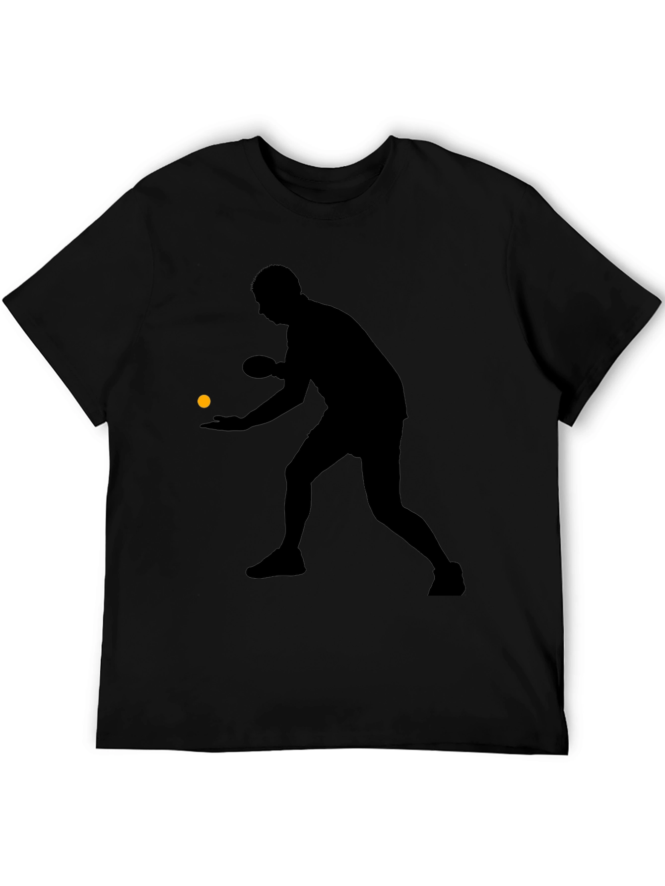 Ping Pong Player Silhouette T-Shirt