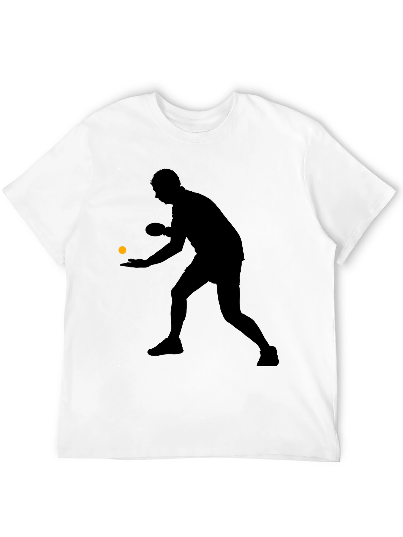 Ping Pong Player Silhouette T-Shirt