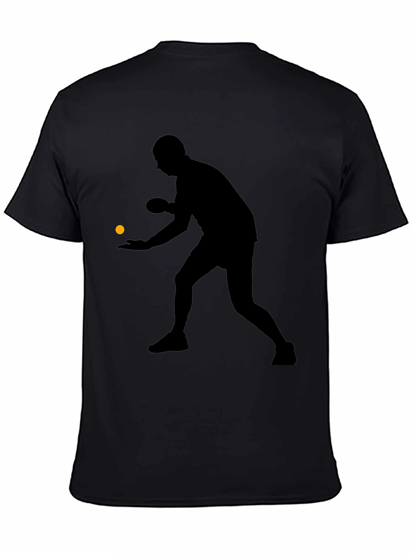 Ping Pong Player Silhouette T-Shirt