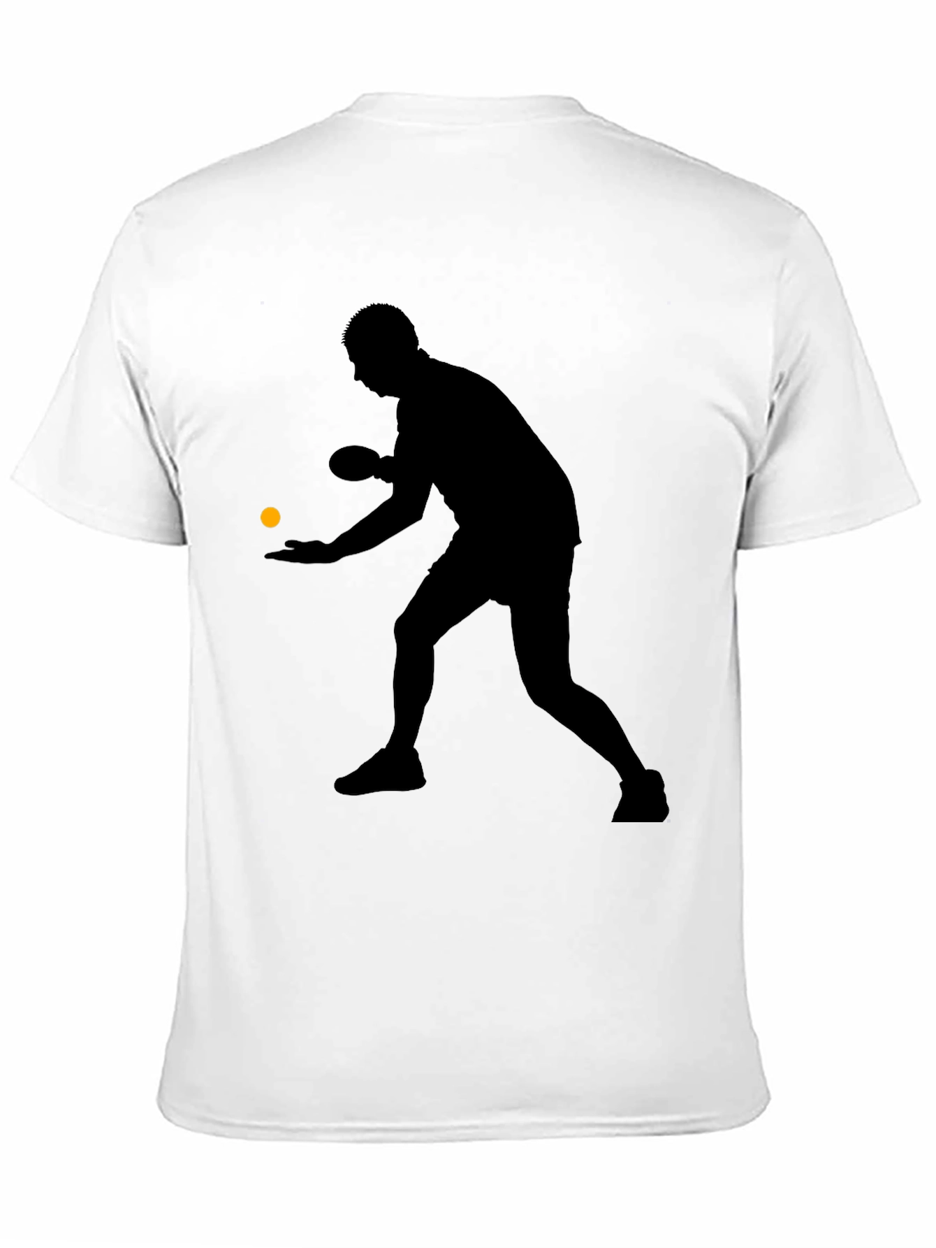 Ping Pong Player Silhouette T-Shirt