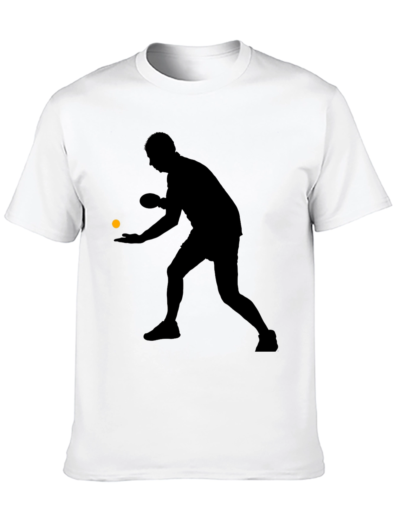 Ping Pong Player Silhouette T-Shirt