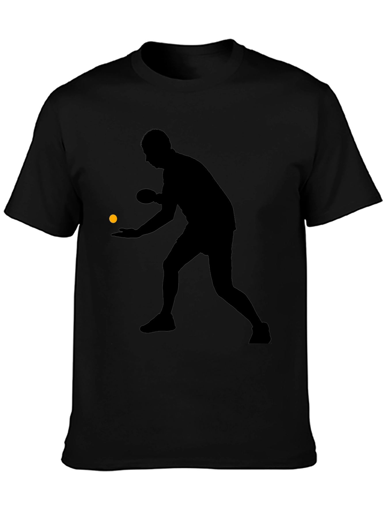 Ping Pong Player Silhouette T-Shirt
