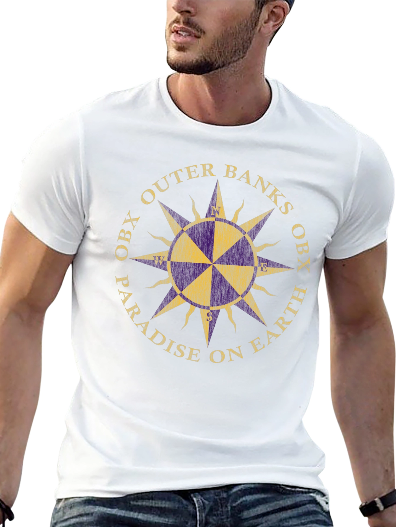 Outer Banks Paradise Compass Graphic Tee