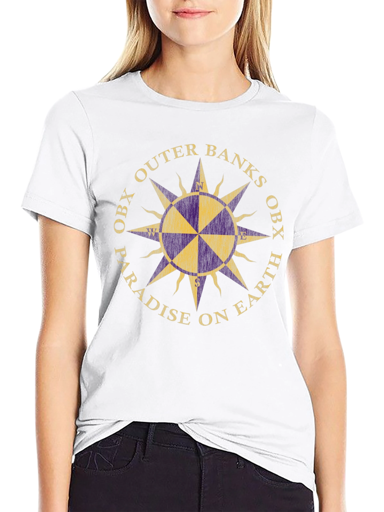 Outer Banks Paradise Compass Graphic Tee
