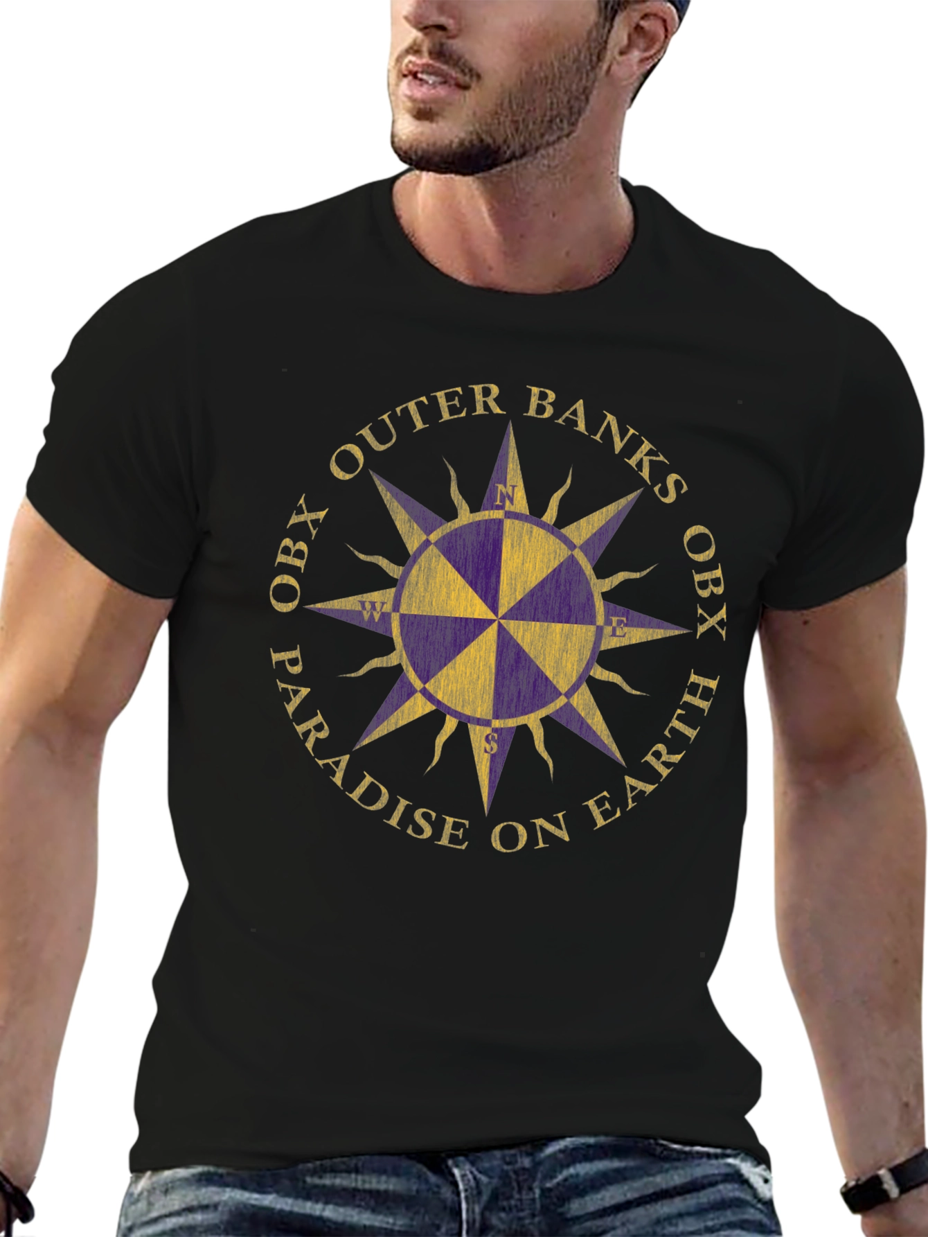 Outer Banks Paradise Compass Graphic Tee