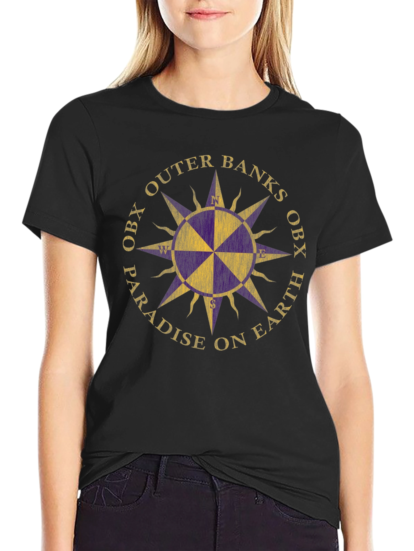 Outer Banks Paradise Compass Graphic Tee