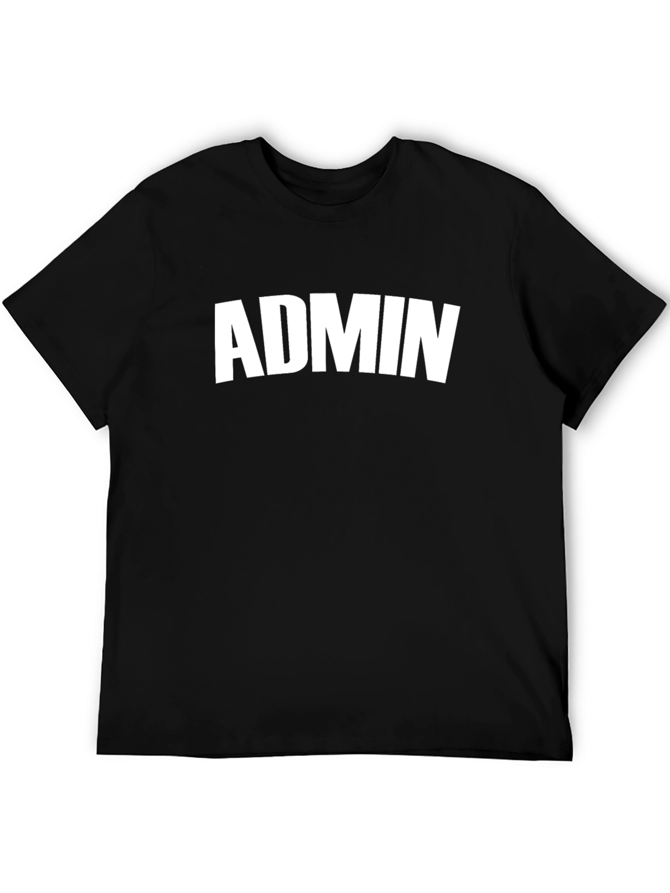 ADMIN Black Graphic T-Shirt