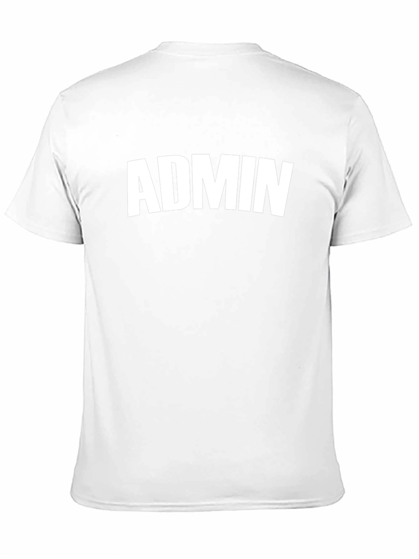 ADMIN Black Graphic T-Shirt
