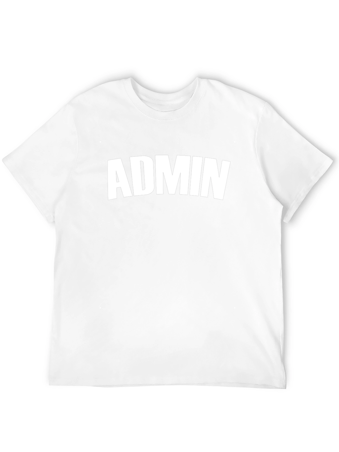 ADMIN Black Graphic T-Shirt