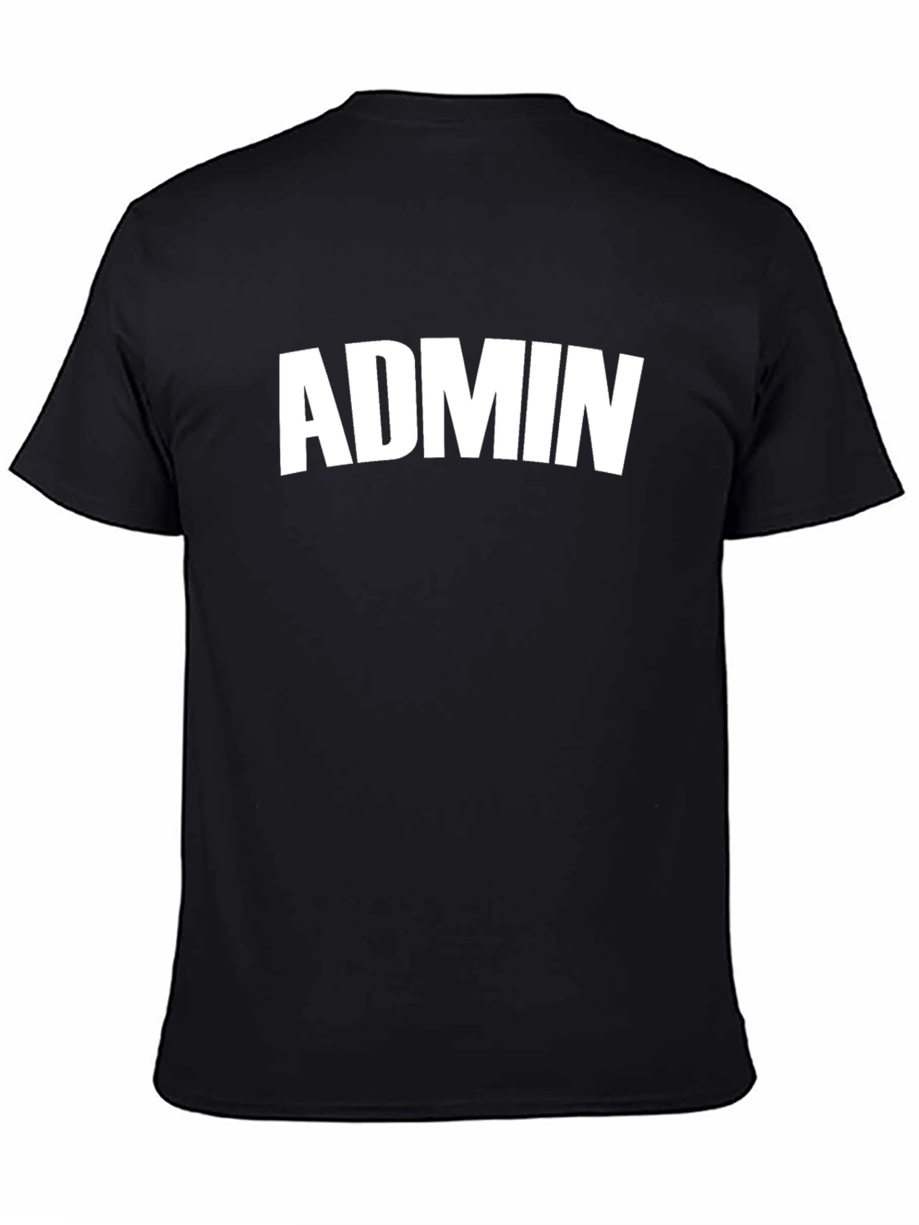 ADMIN Black Graphic T-Shirt