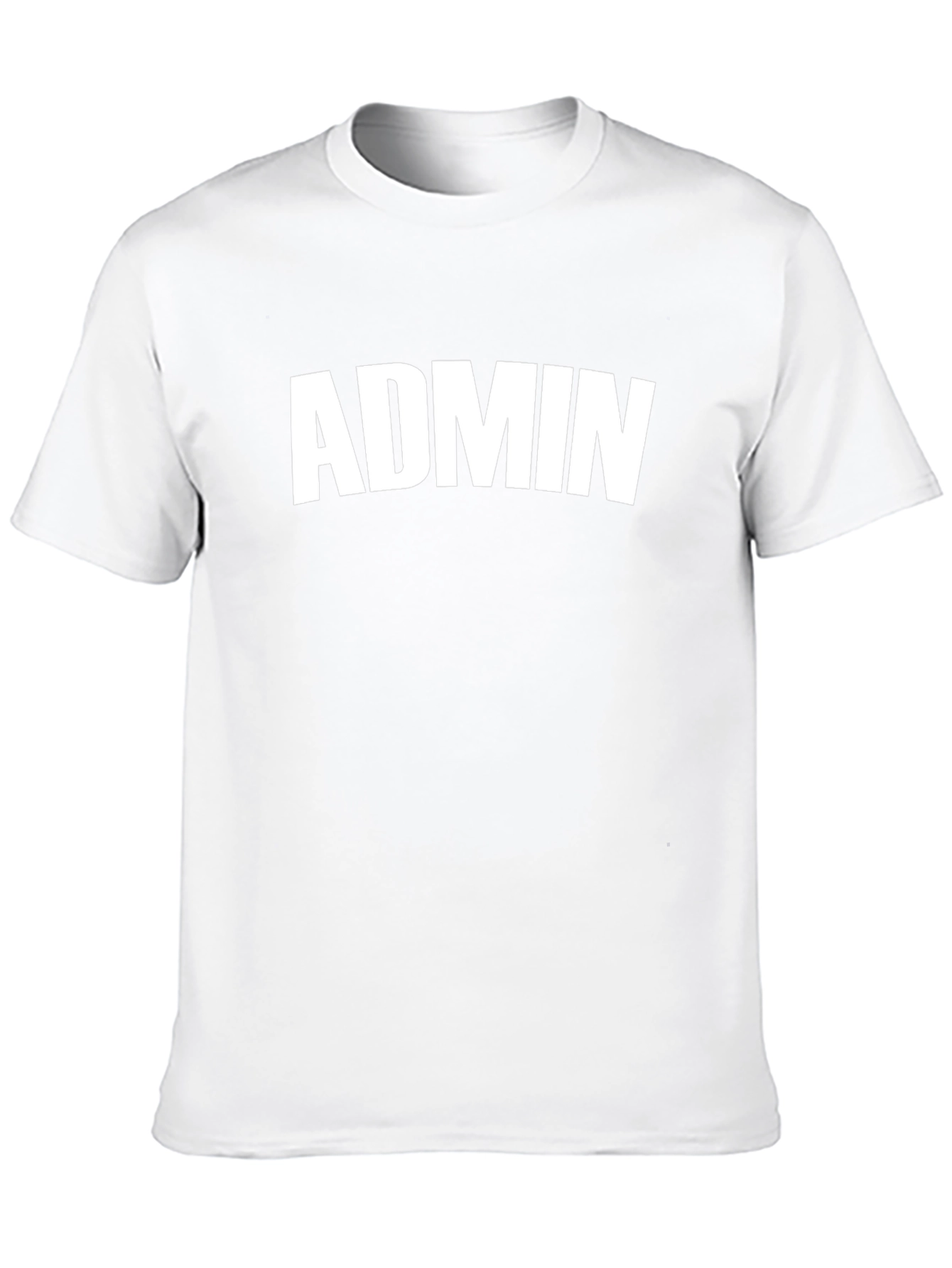 ADMIN Black Graphic T-Shirt