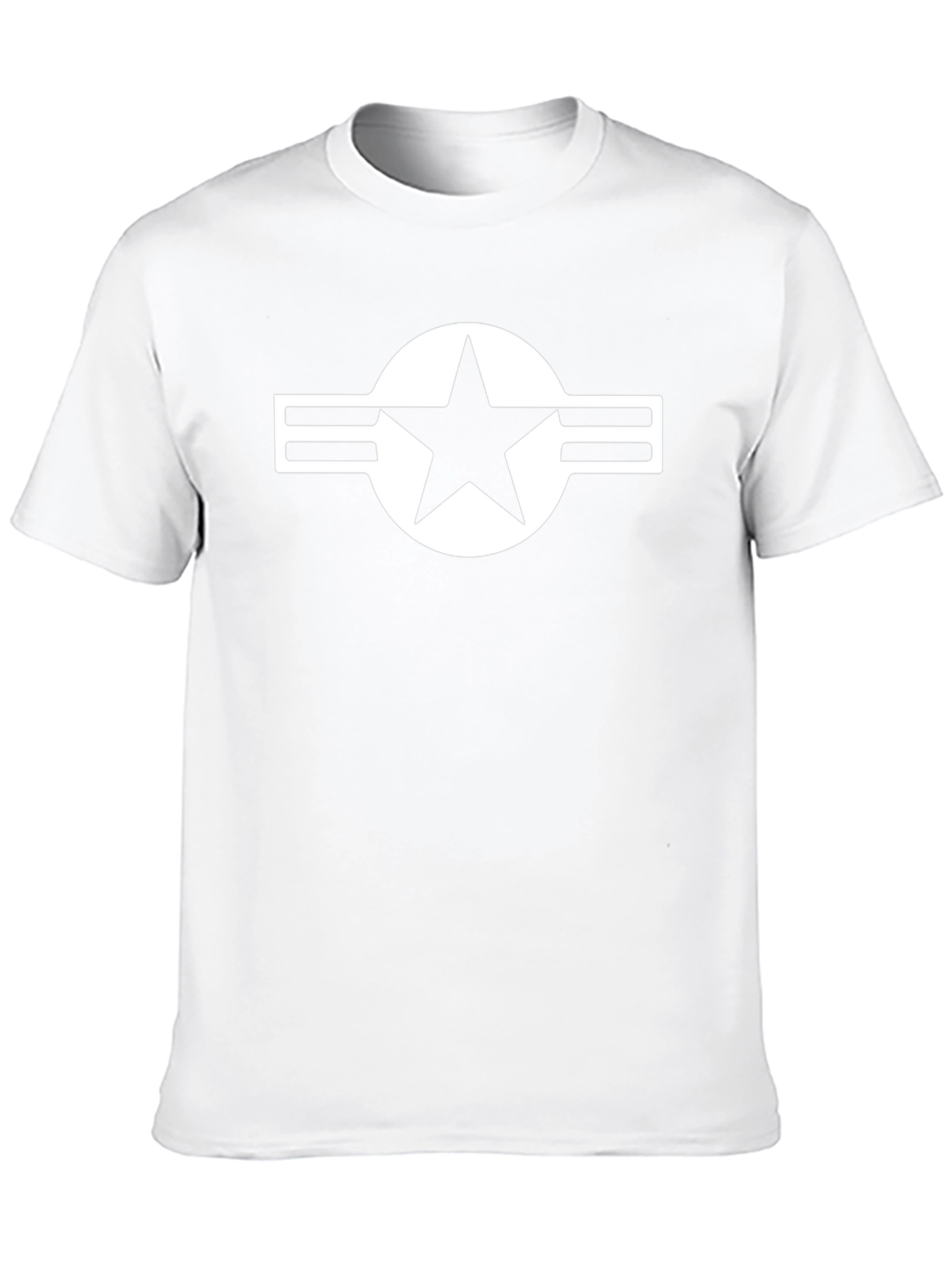 US Air Force Star Logo Black T-Shirt