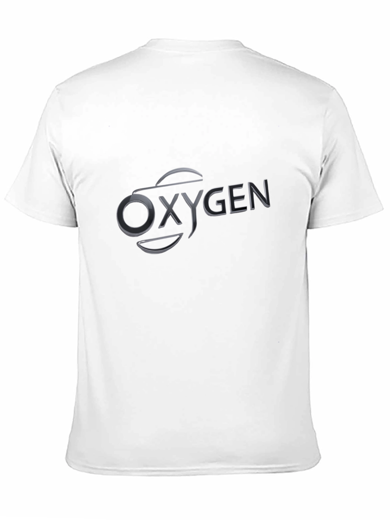 Oxygen Graphic T-Shirt - Black Crew Neck