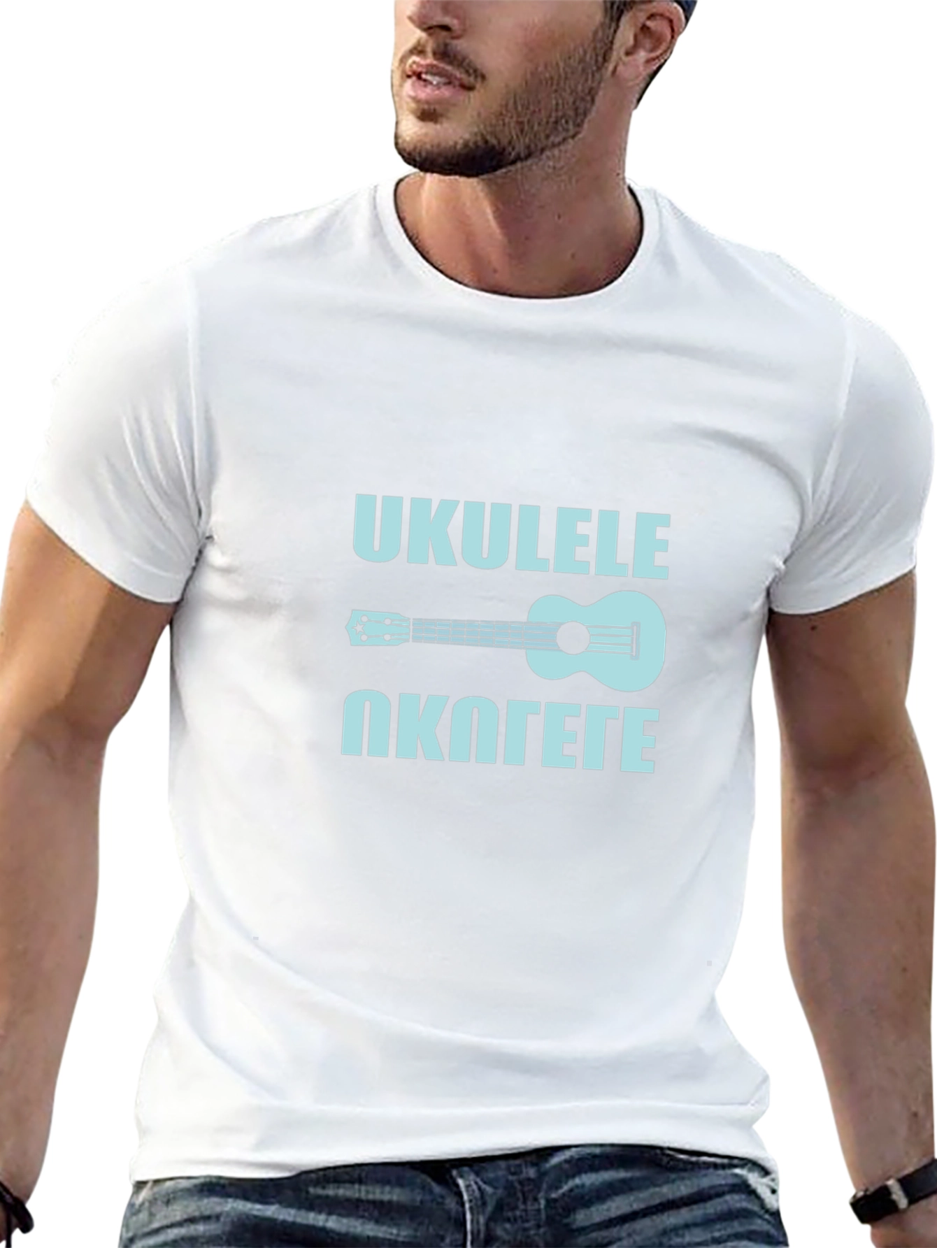 Ukulele Okolete Black T-Shirt