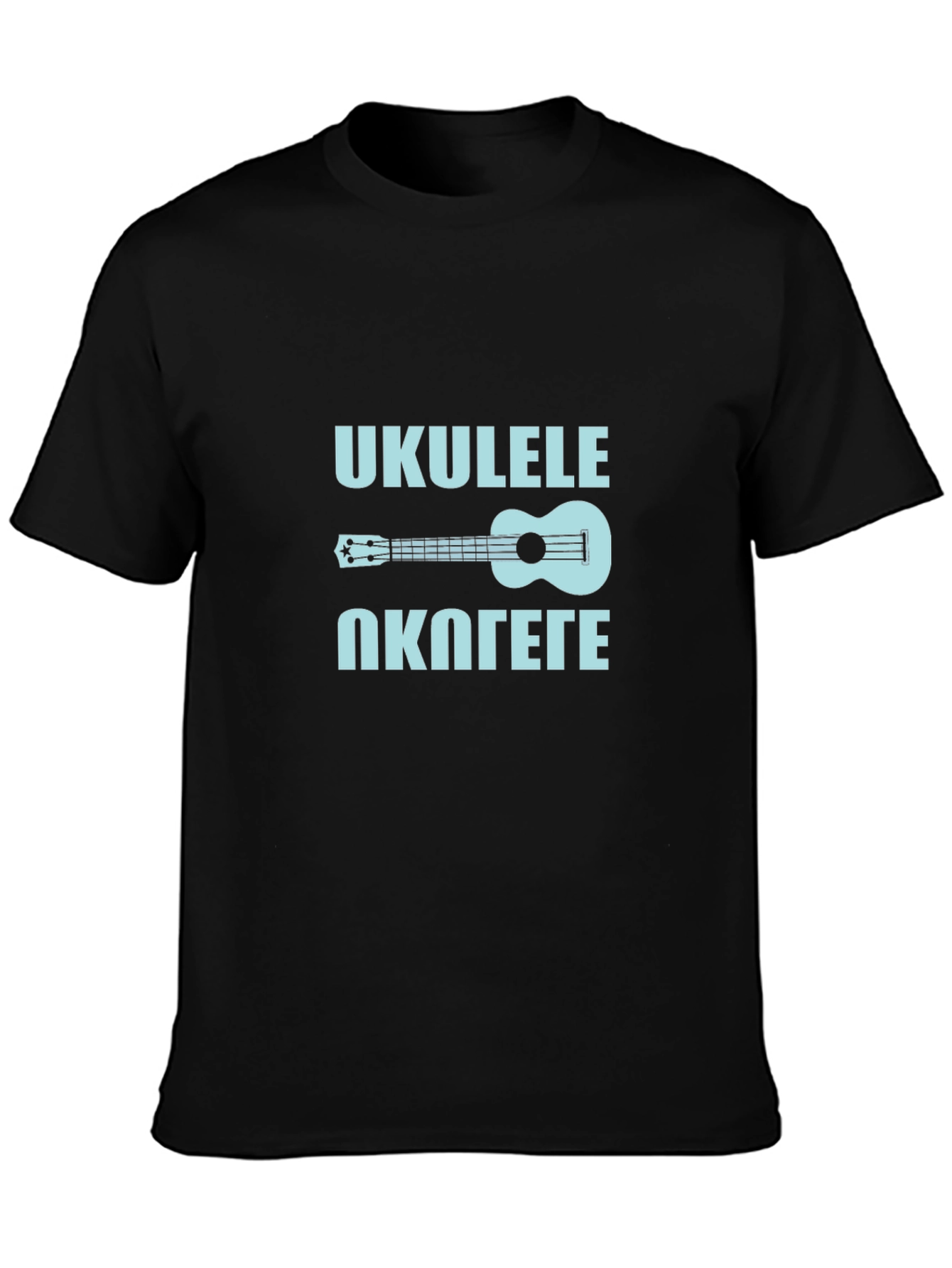 Ukulele Okolete Black T-Shirt