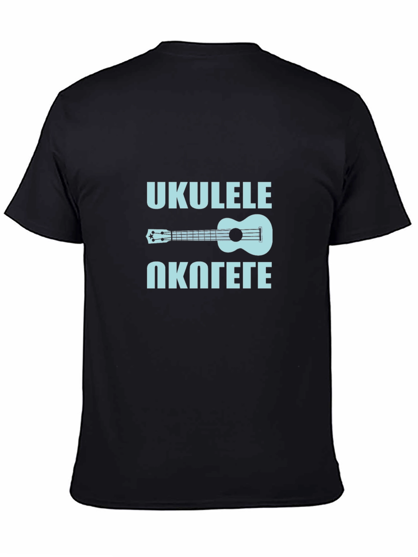 Ukulele Okolete Black T-Shirt