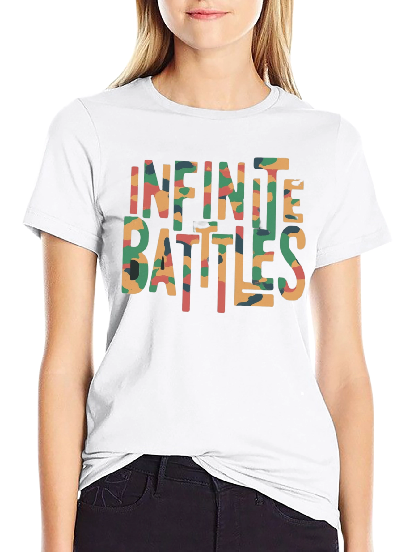 Infinite Battles Camo Graphic Tee