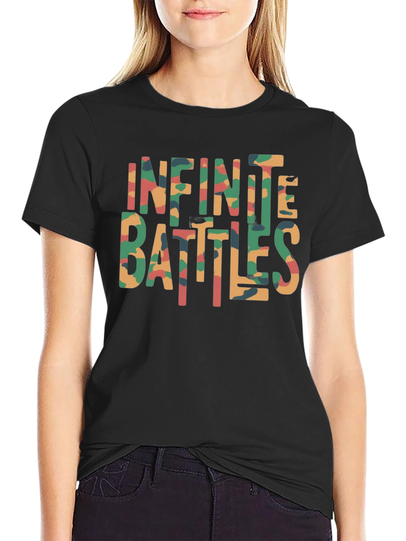 Infinite Battles Camo Graphic Tee
