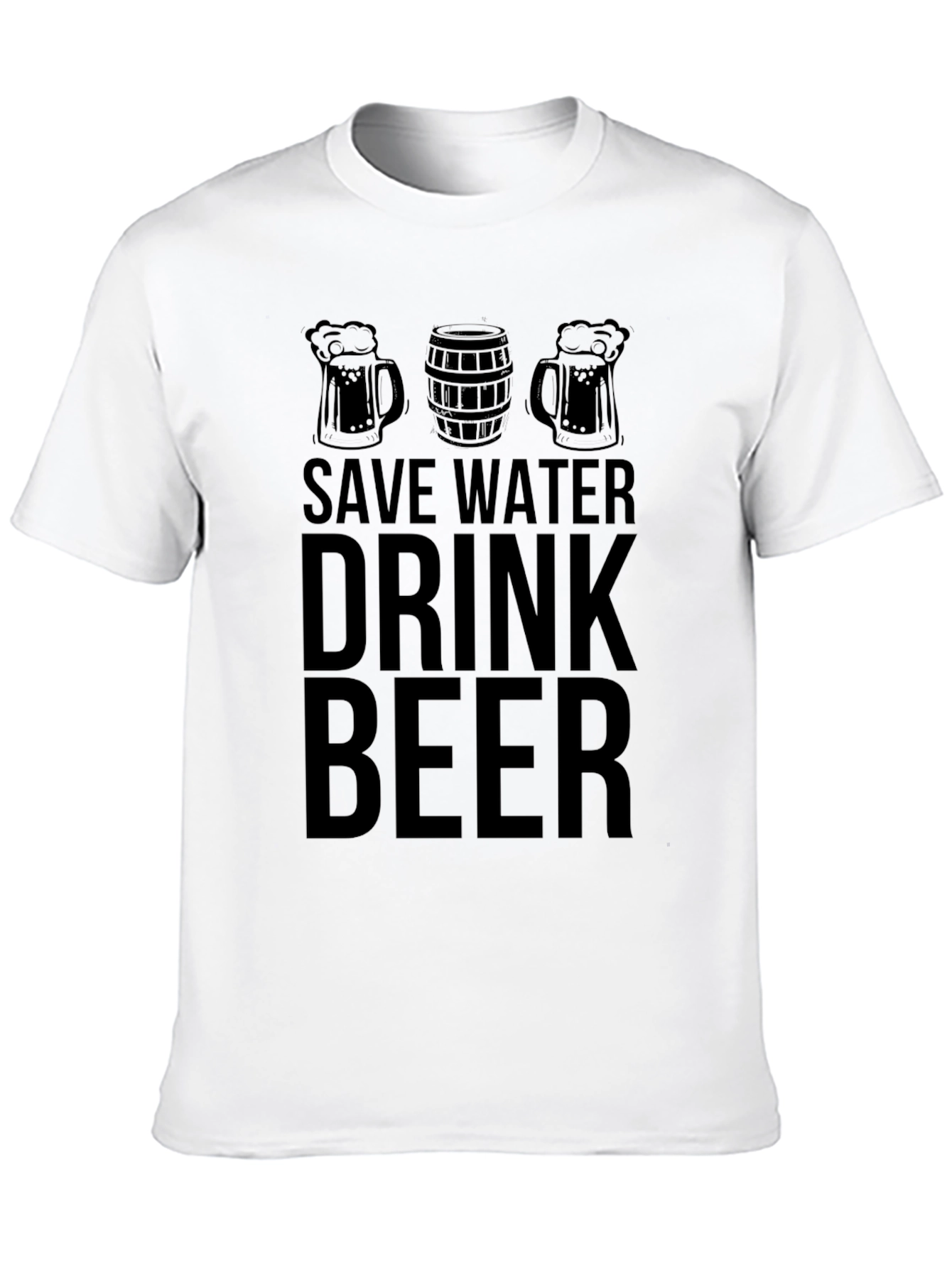 Save Water Drink Beer Graphic Tee
