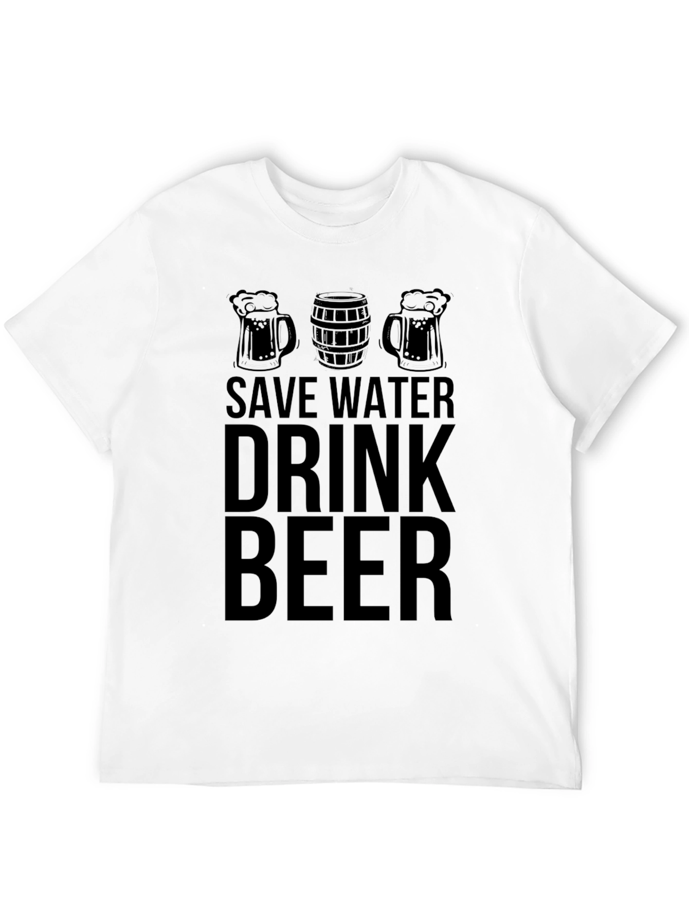 Save Water Drink Beer Graphic Tee