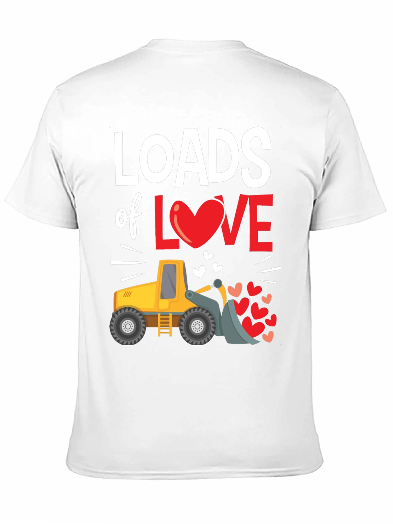 Loads of Love Tractor Valentines Day T-Shirt