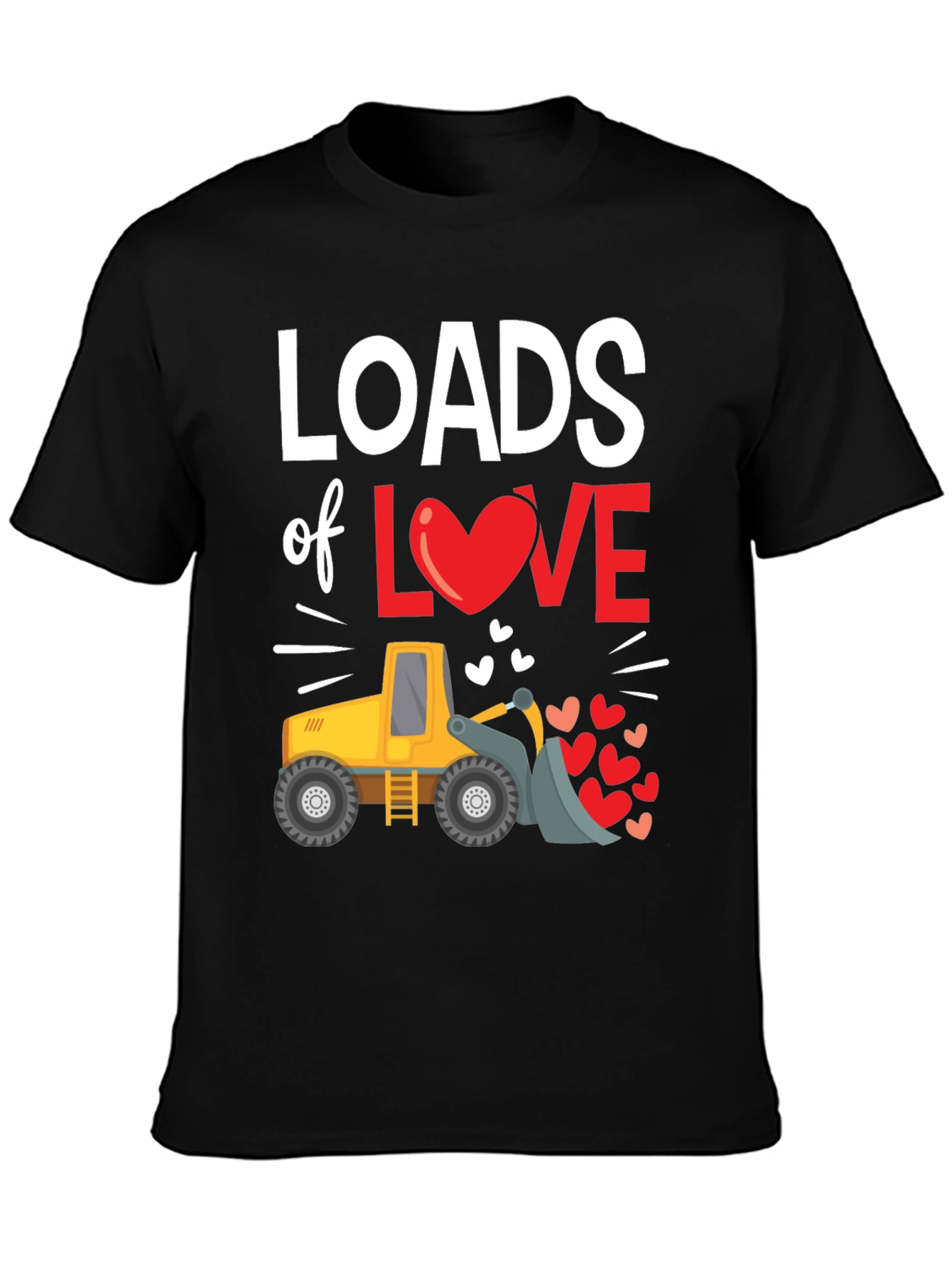 Loads of Love Tractor Valentines Day T-Shirt