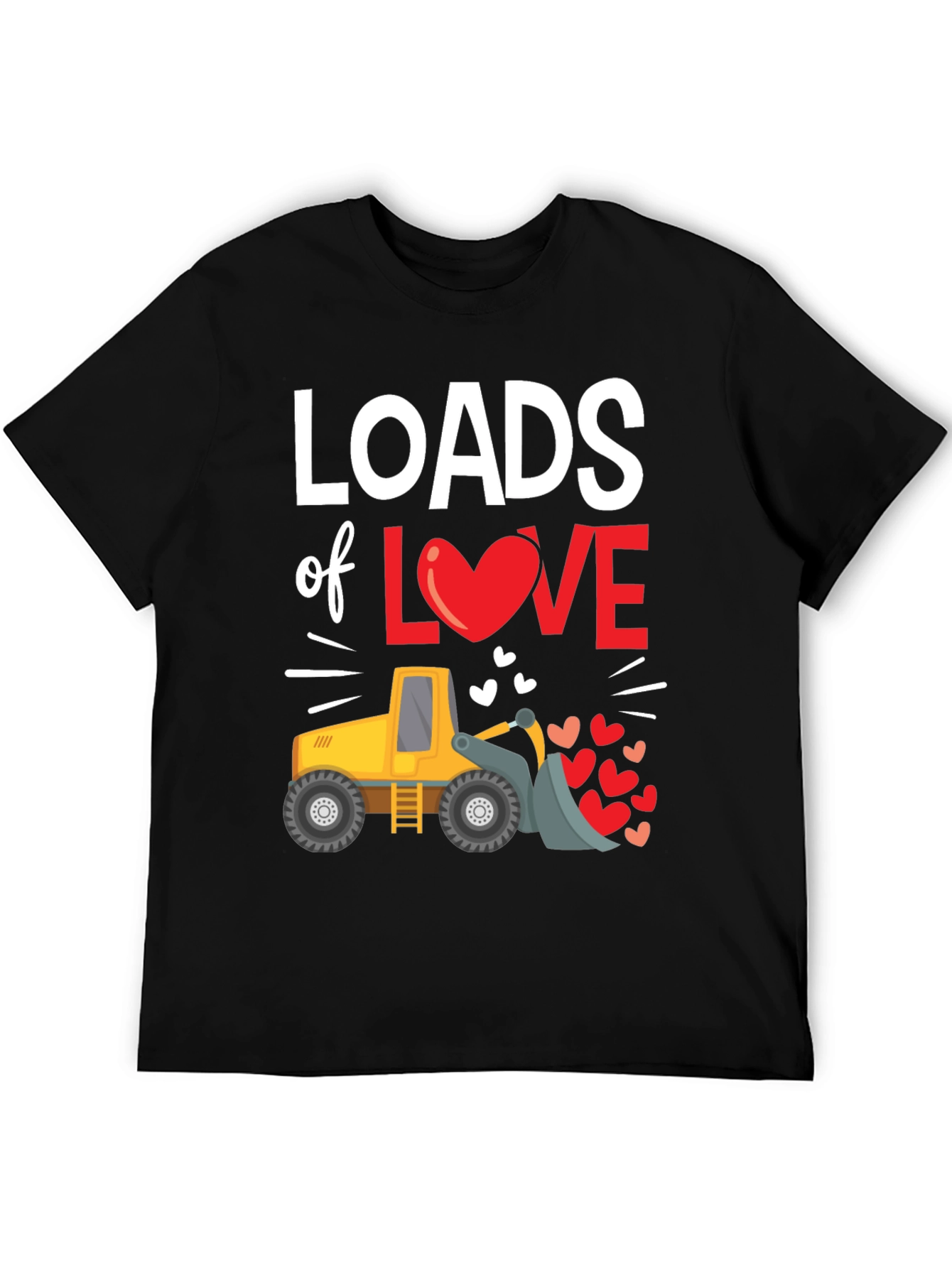 Loads of Love Tractor Valentines Day T-Shirt