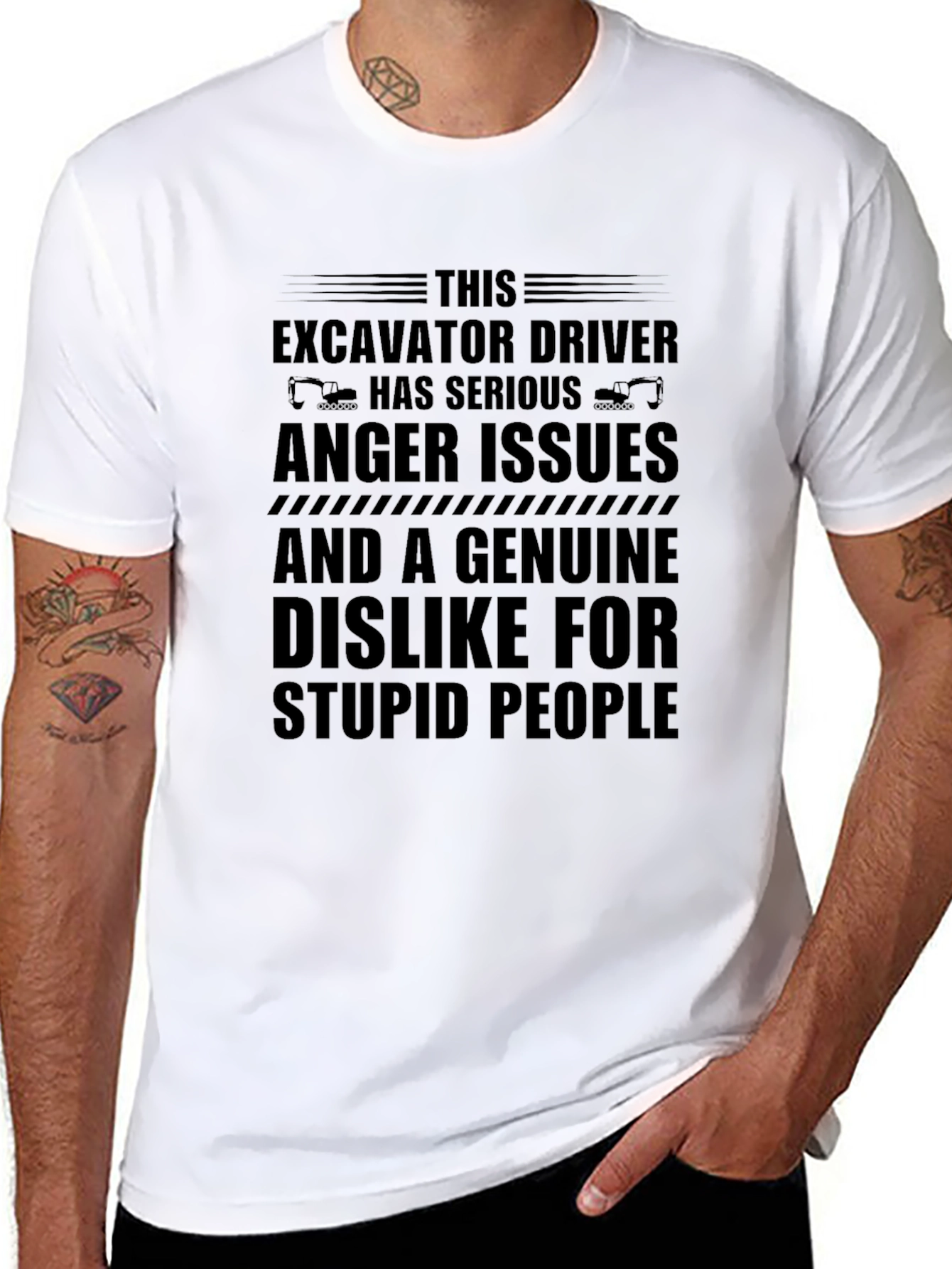 Excavator Driver Anger Issues T-Shirt