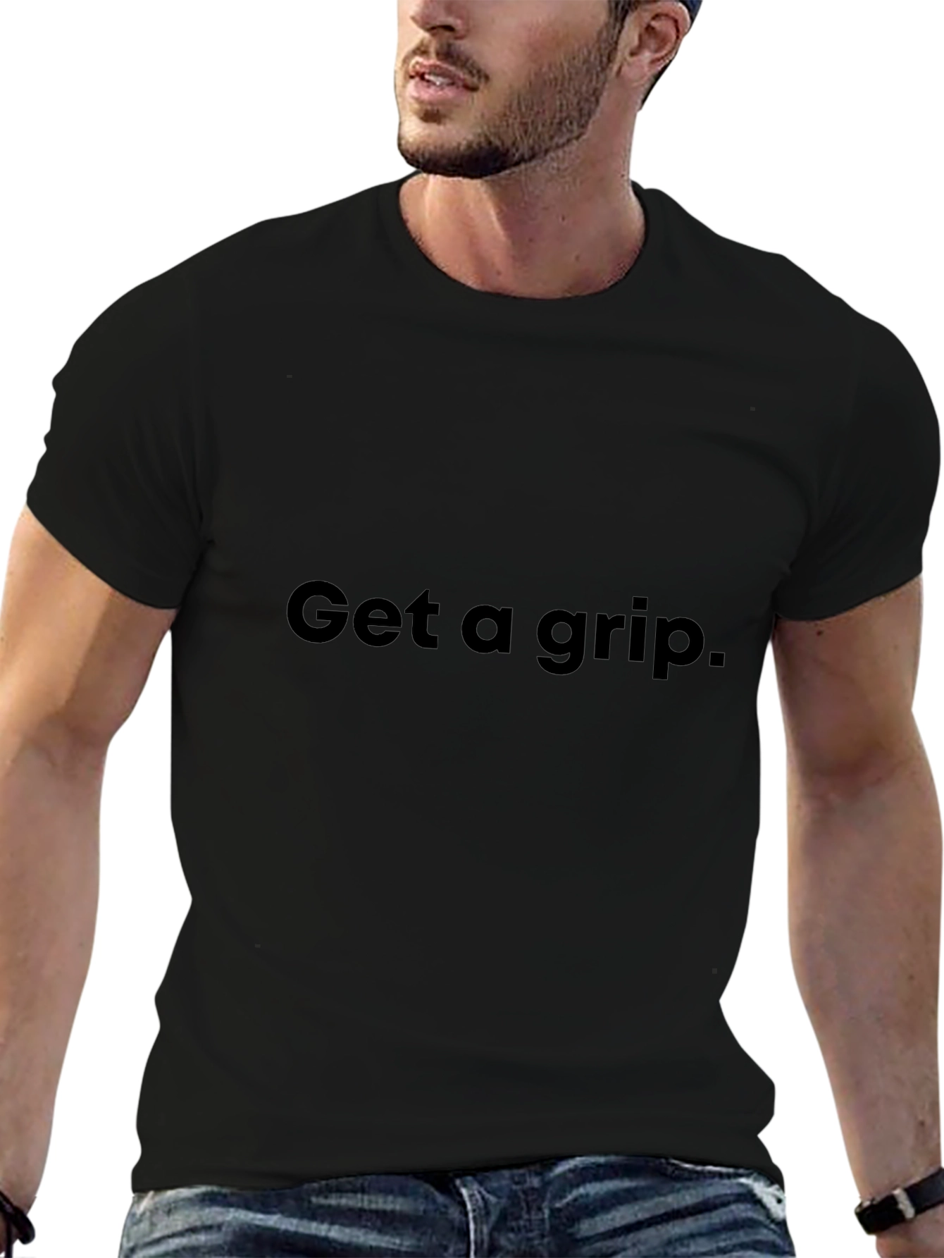 Get a Grip Graphic Tee - Soft & Stylish