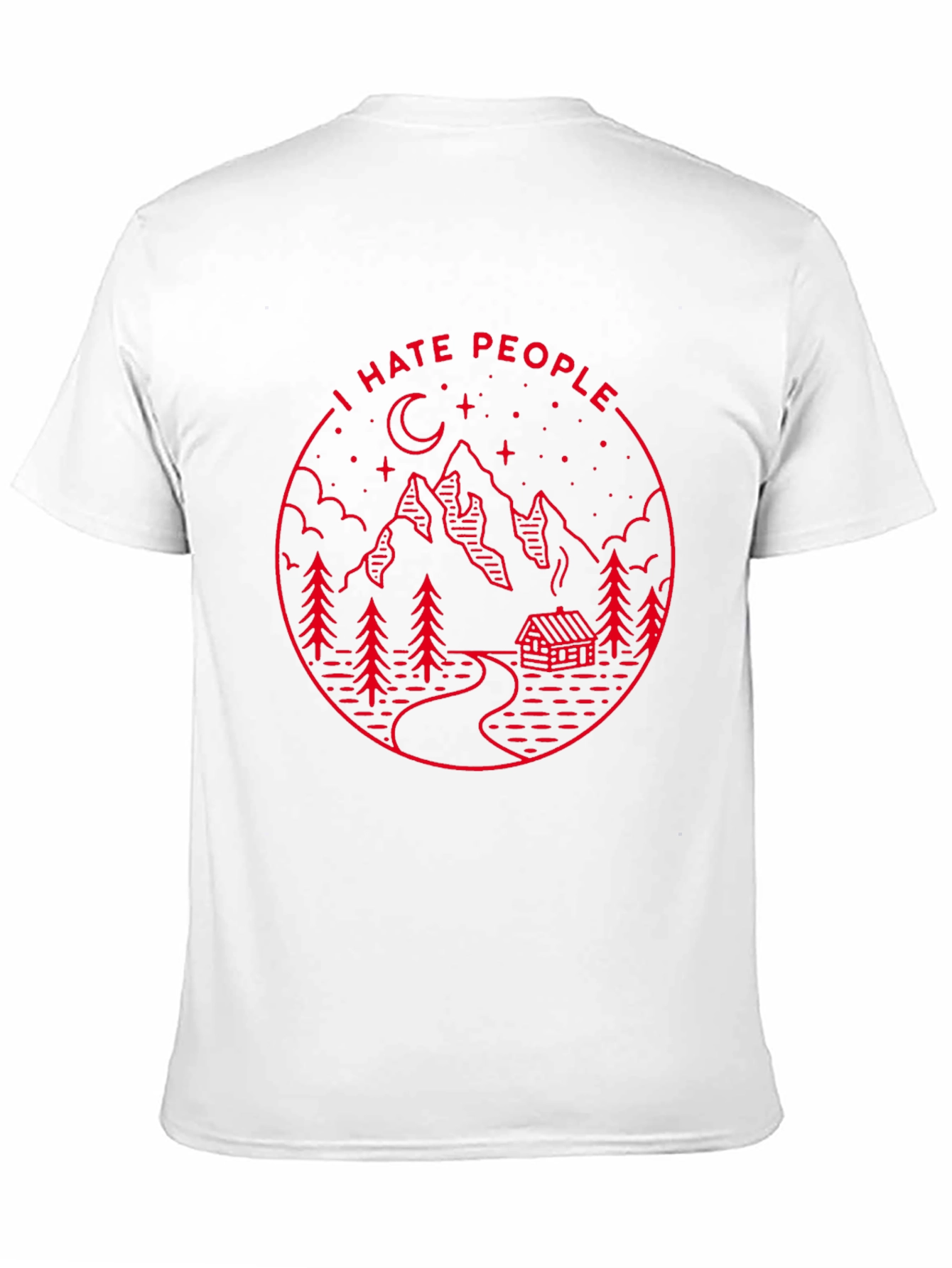 I Hate People Graphic Tee - Mountain Cabin Design