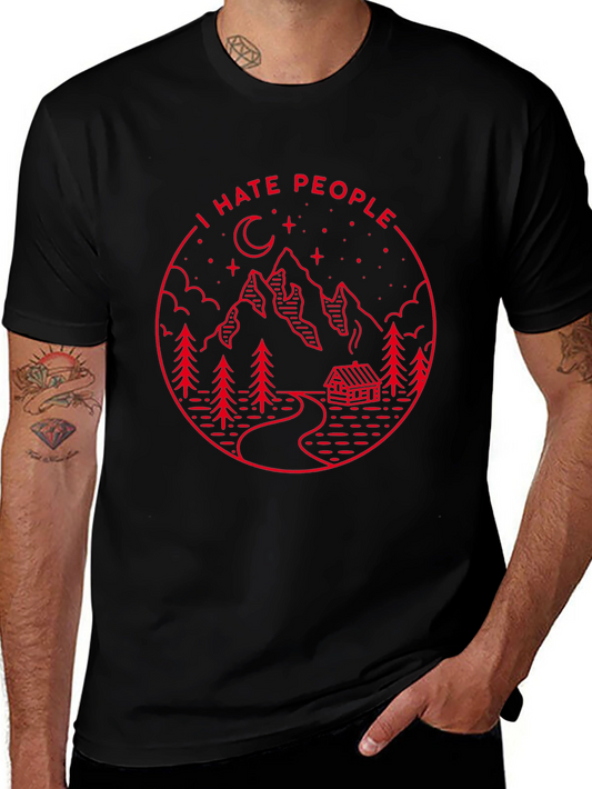 I Hate People Graphic Tee - Mountain Cabin Design