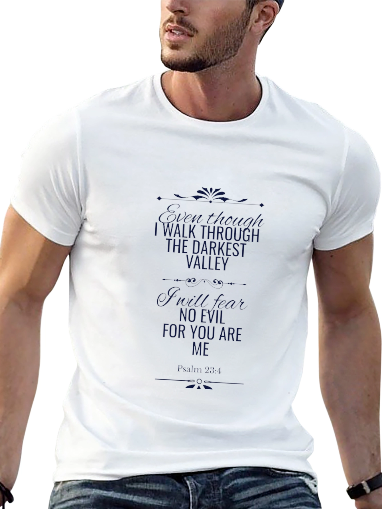 Mens I Walk Through the Darkest Valley Graphic Tee