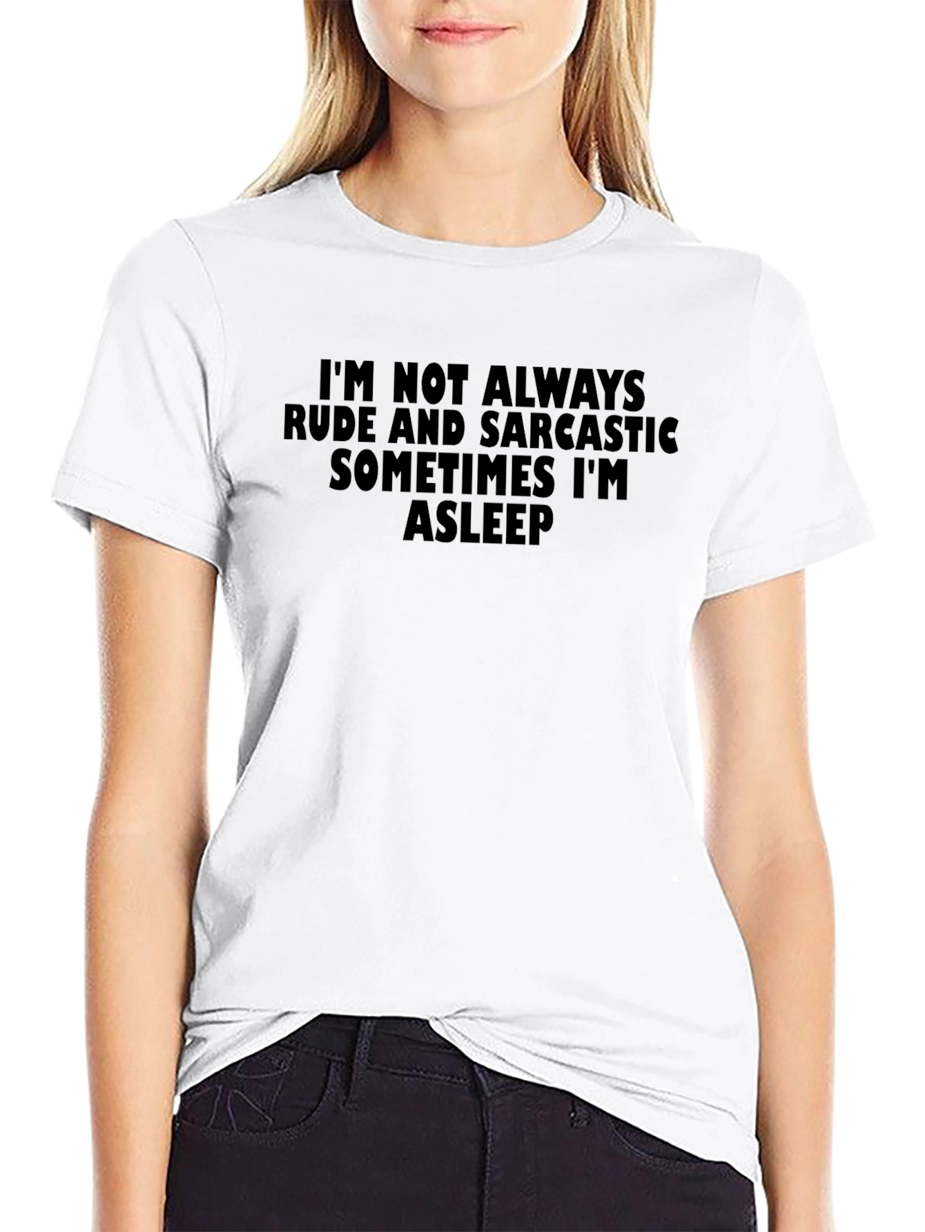 Funny Sarcastic Graphic T-Shirt - Im Not Always Rude