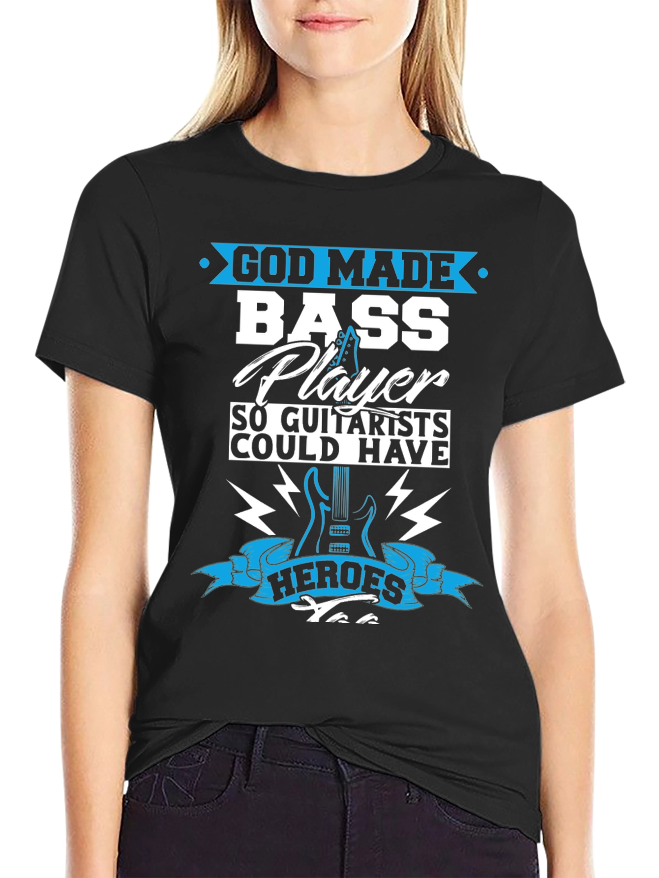 Bass Player T-Shirt - Guitarists Hero Tee