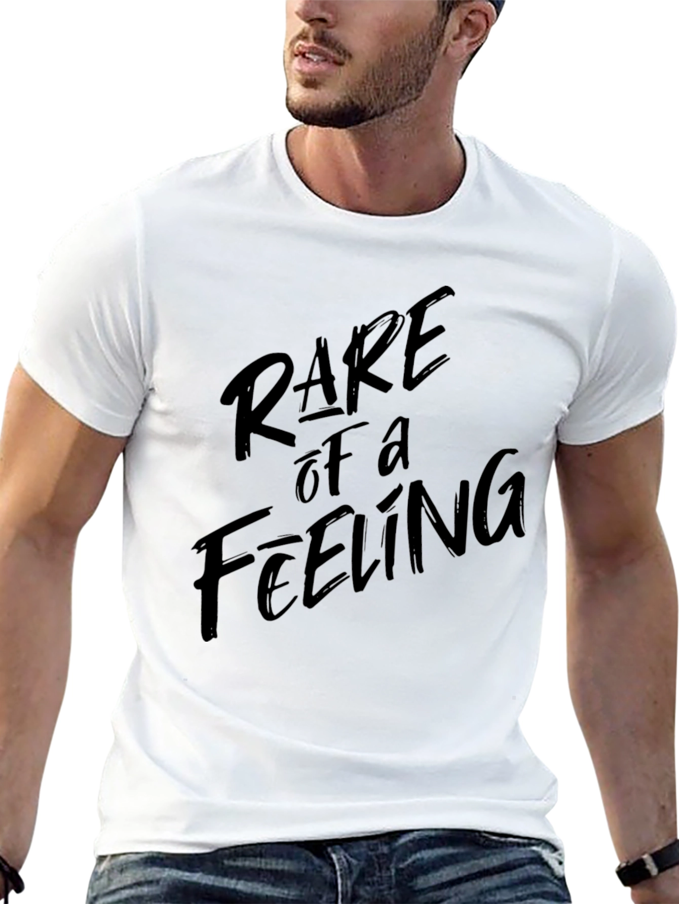 Rare Feeling Black Graphic Tee
