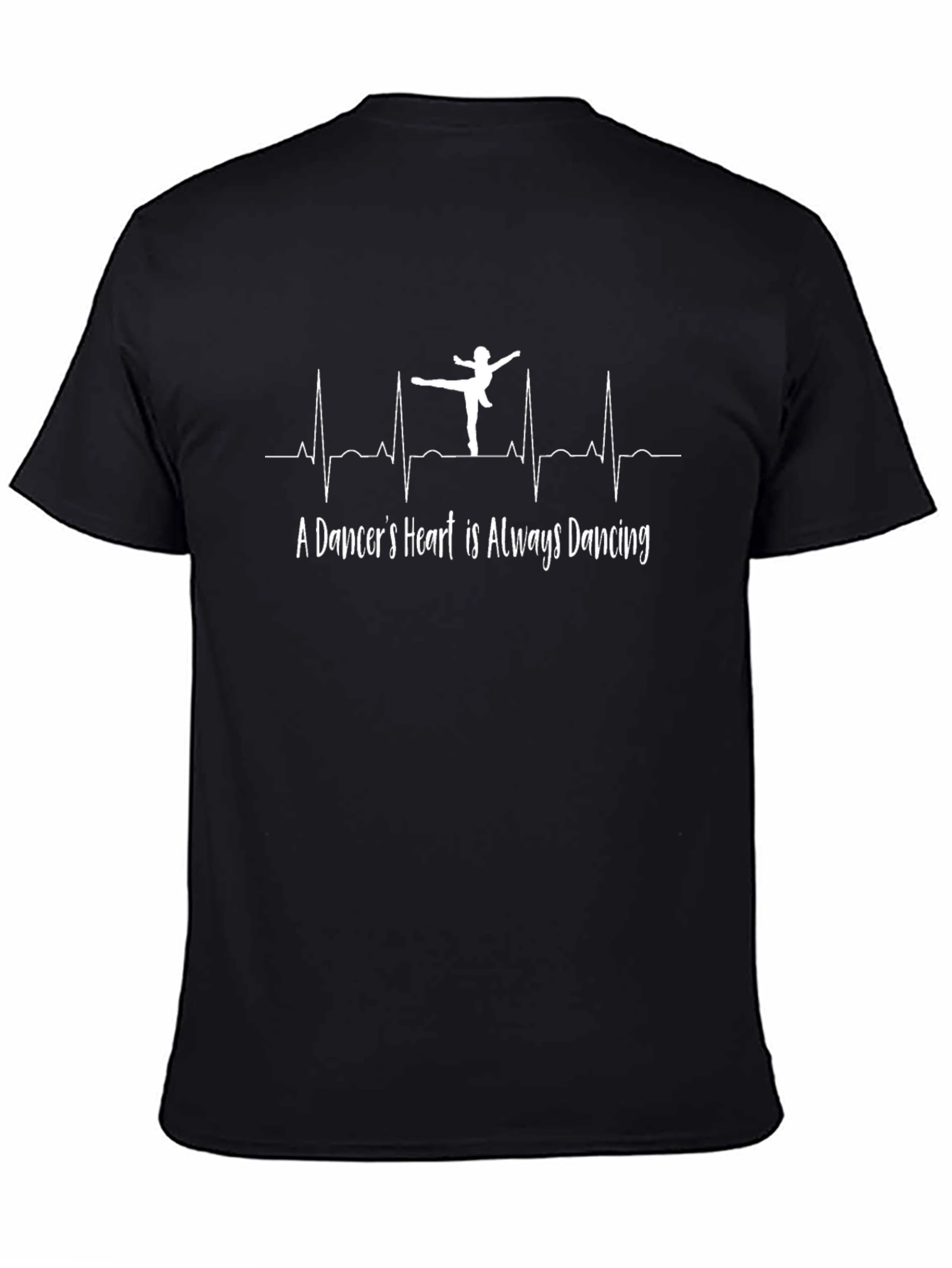 Dancers Heartbeat Graphic T-Shirt - Black
